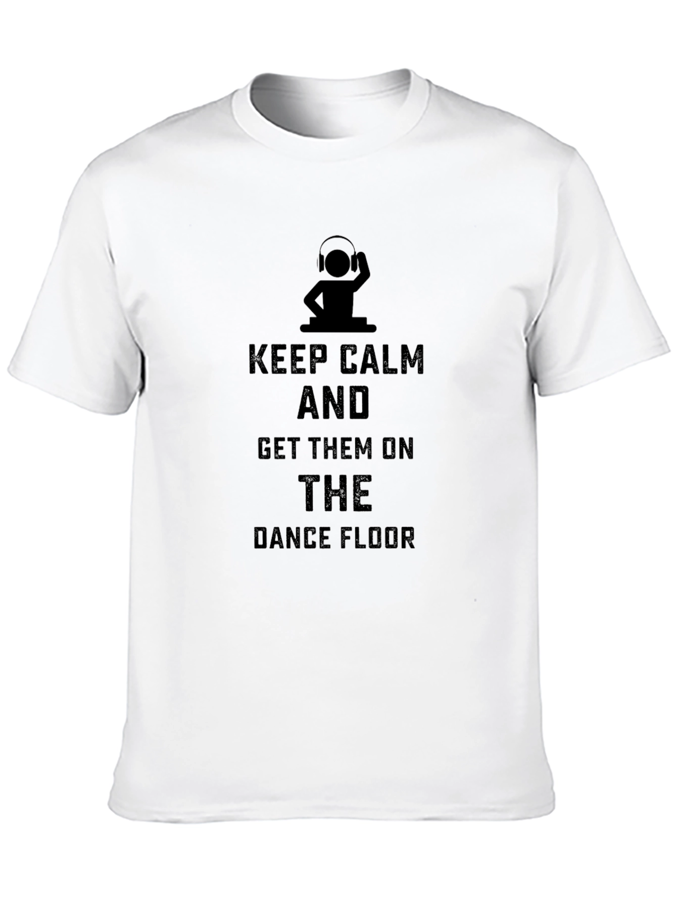 Keep Calm DJ Black T-Shirt