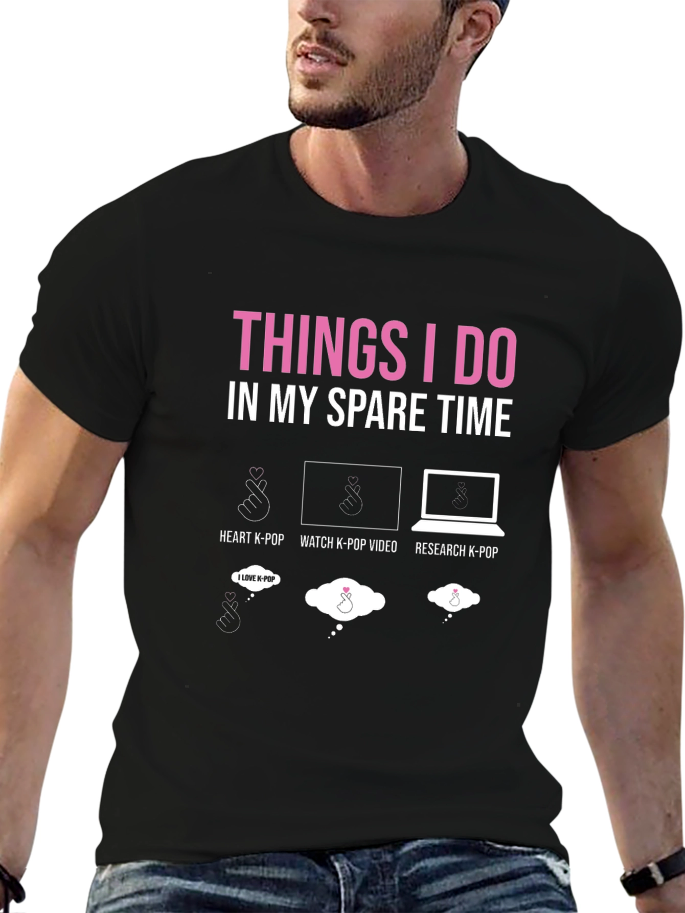 Things I Do In My Spare Time K-Pop T-Shirt