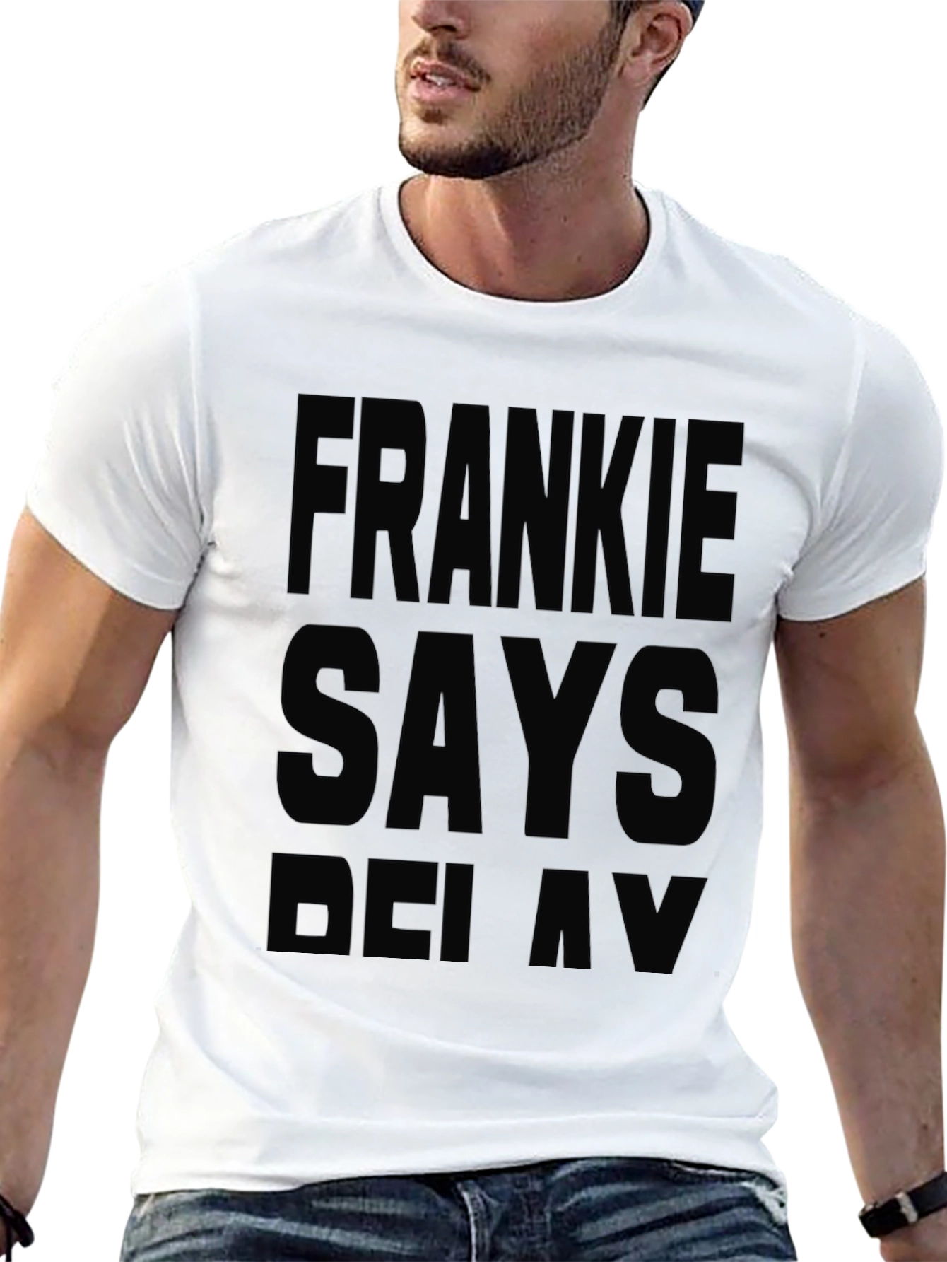 Frankie Says Relax T-Shirt - Classic Black Tee
