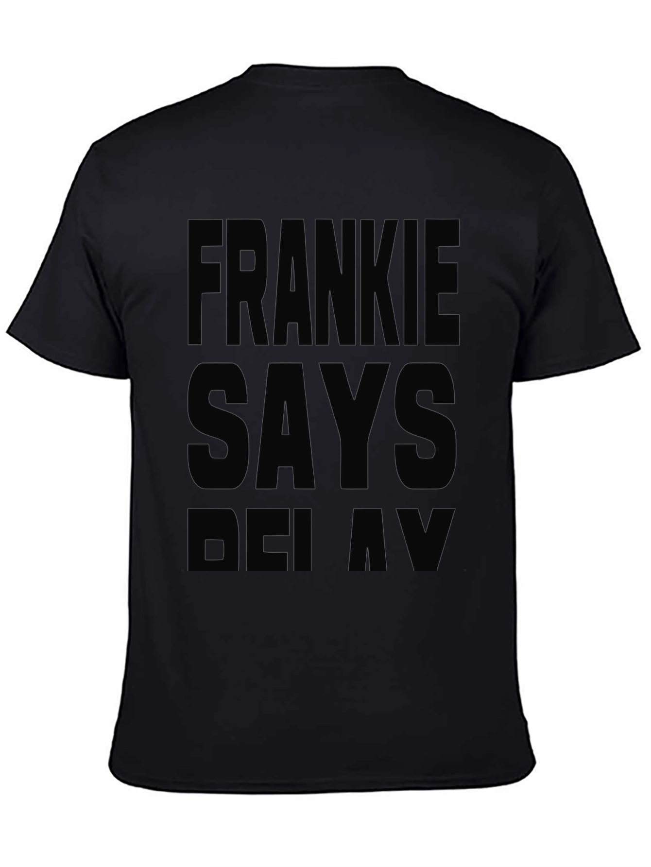 Frankie Says Relax T-Shirt - Classic Black Tee