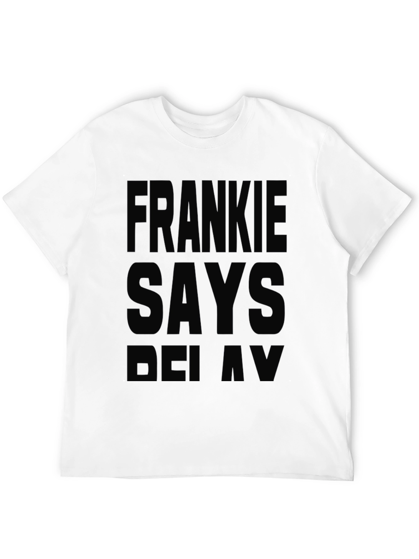 Frankie Says Relax T-Shirt - Classic Black Tee