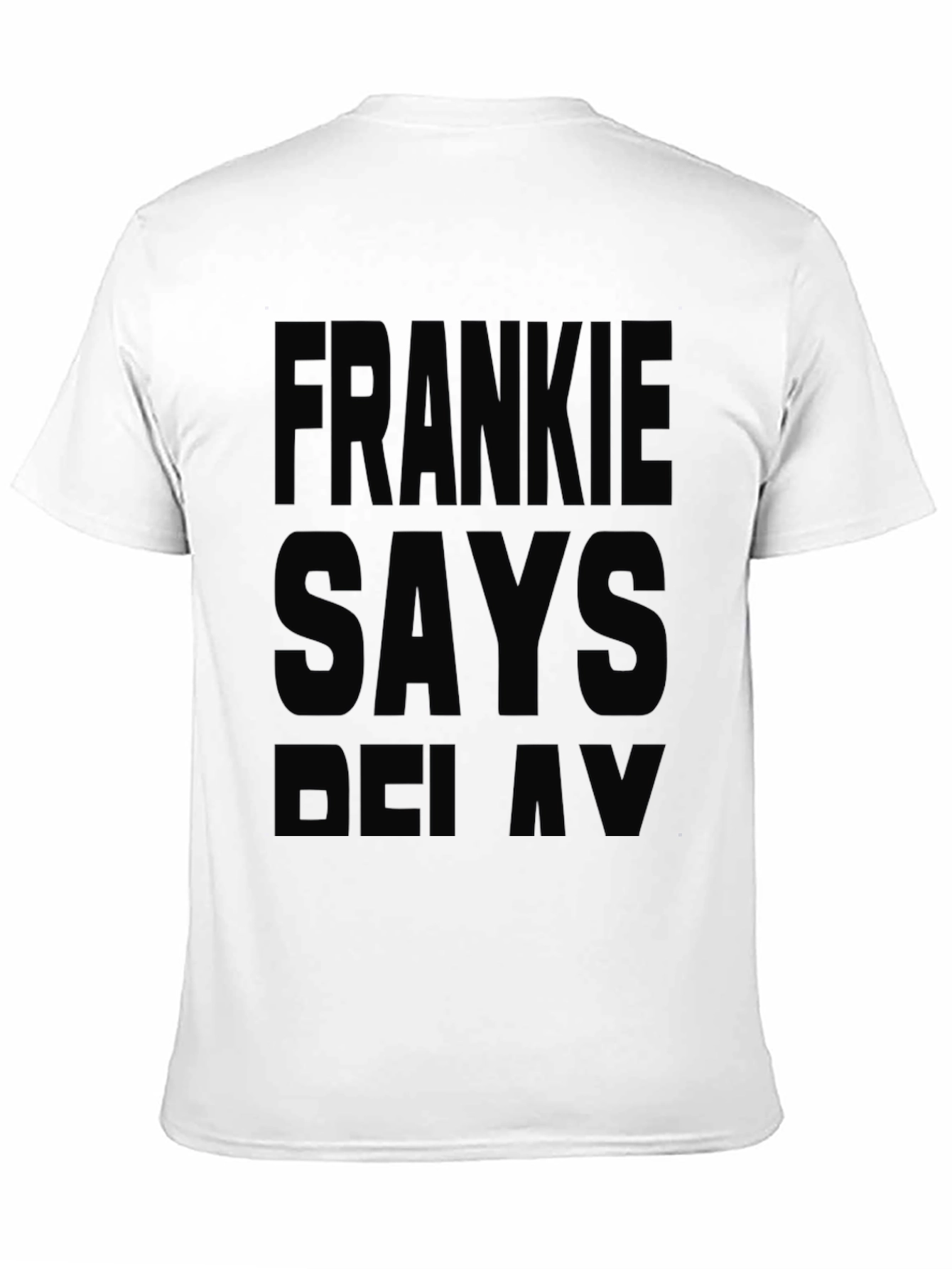 Frankie Says Relax T-Shirt - Classic Black Tee