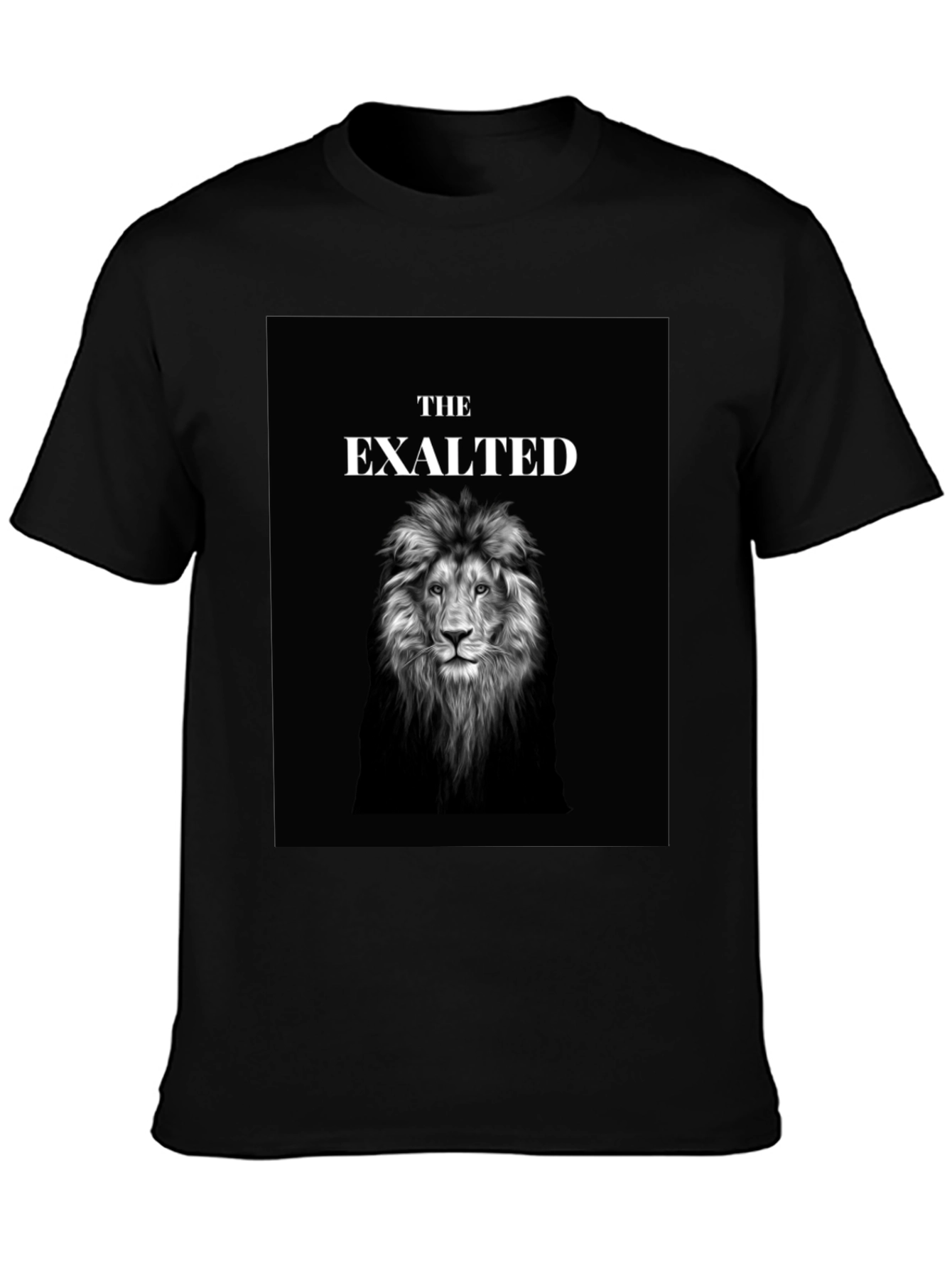 The Exalted Lion Graphic T-Shirt - Black