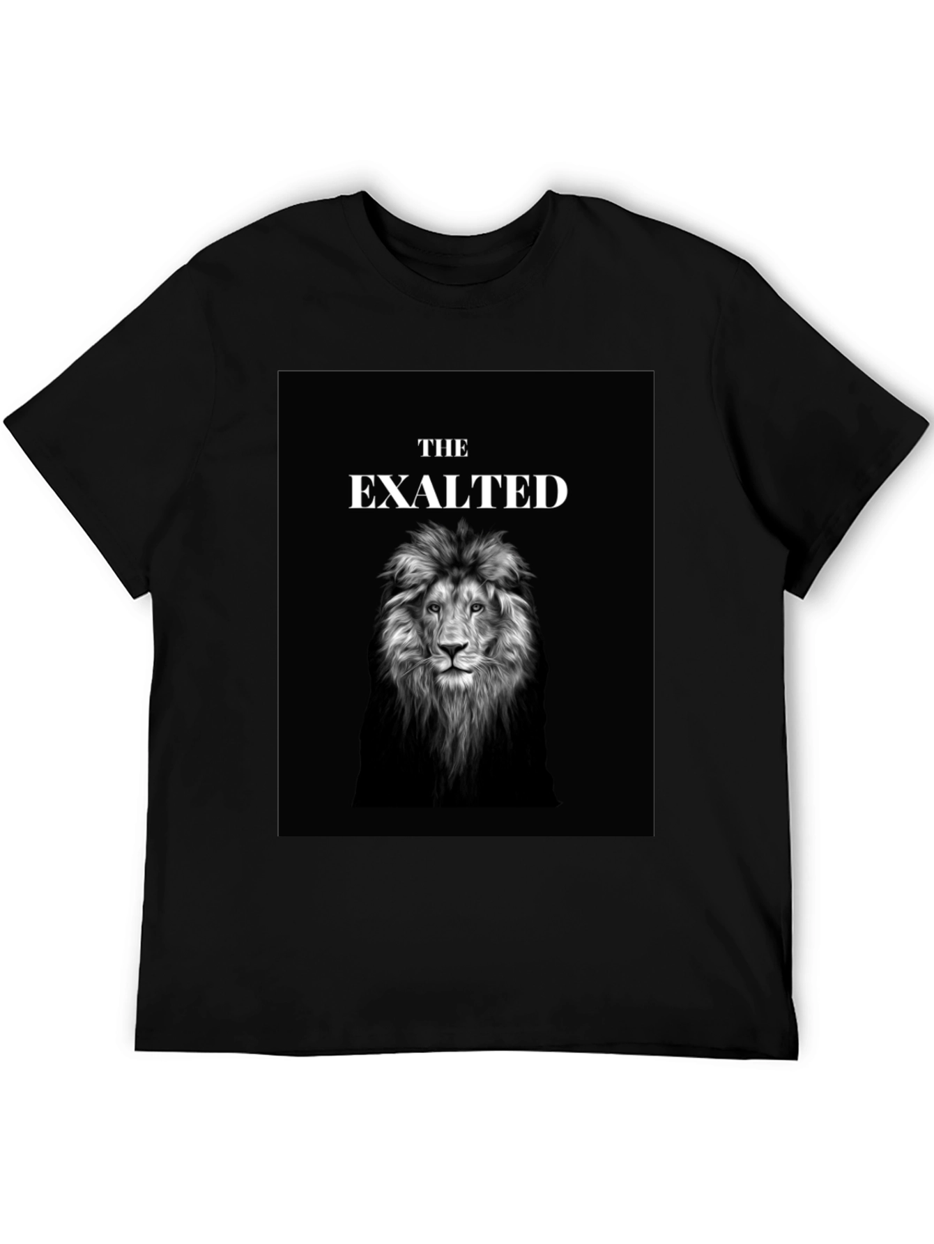 The Exalted Lion Graphic T-Shirt - Black