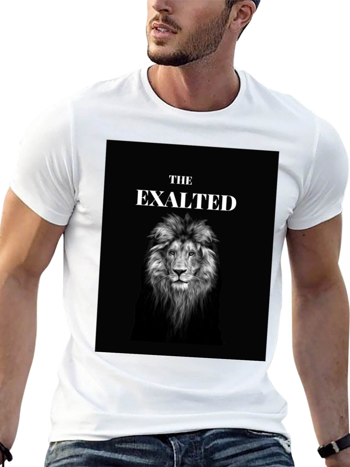 The Exalted Lion Graphic T-Shirt - Black