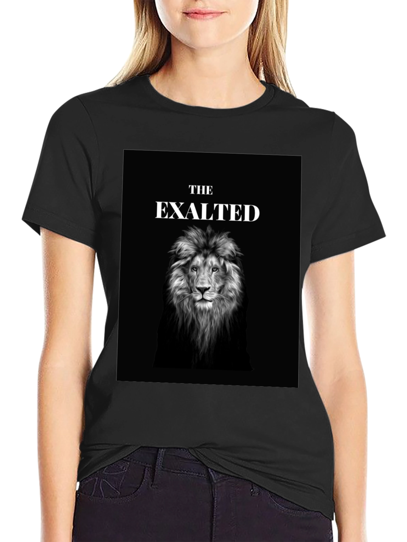 The Exalted Lion Graphic T-Shirt - Black
