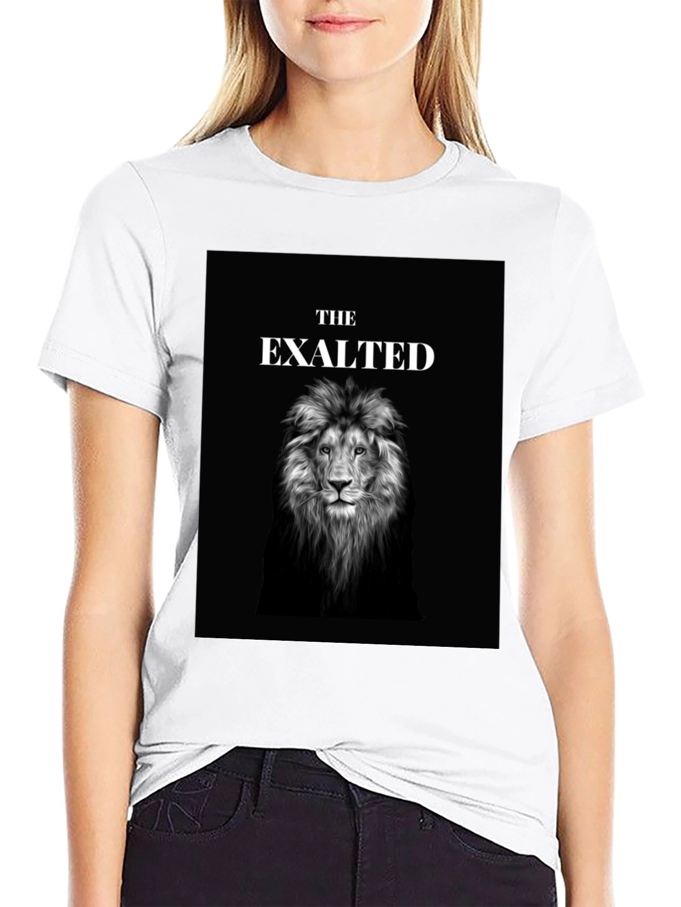 The Exalted Lion Graphic T-Shirt - Black