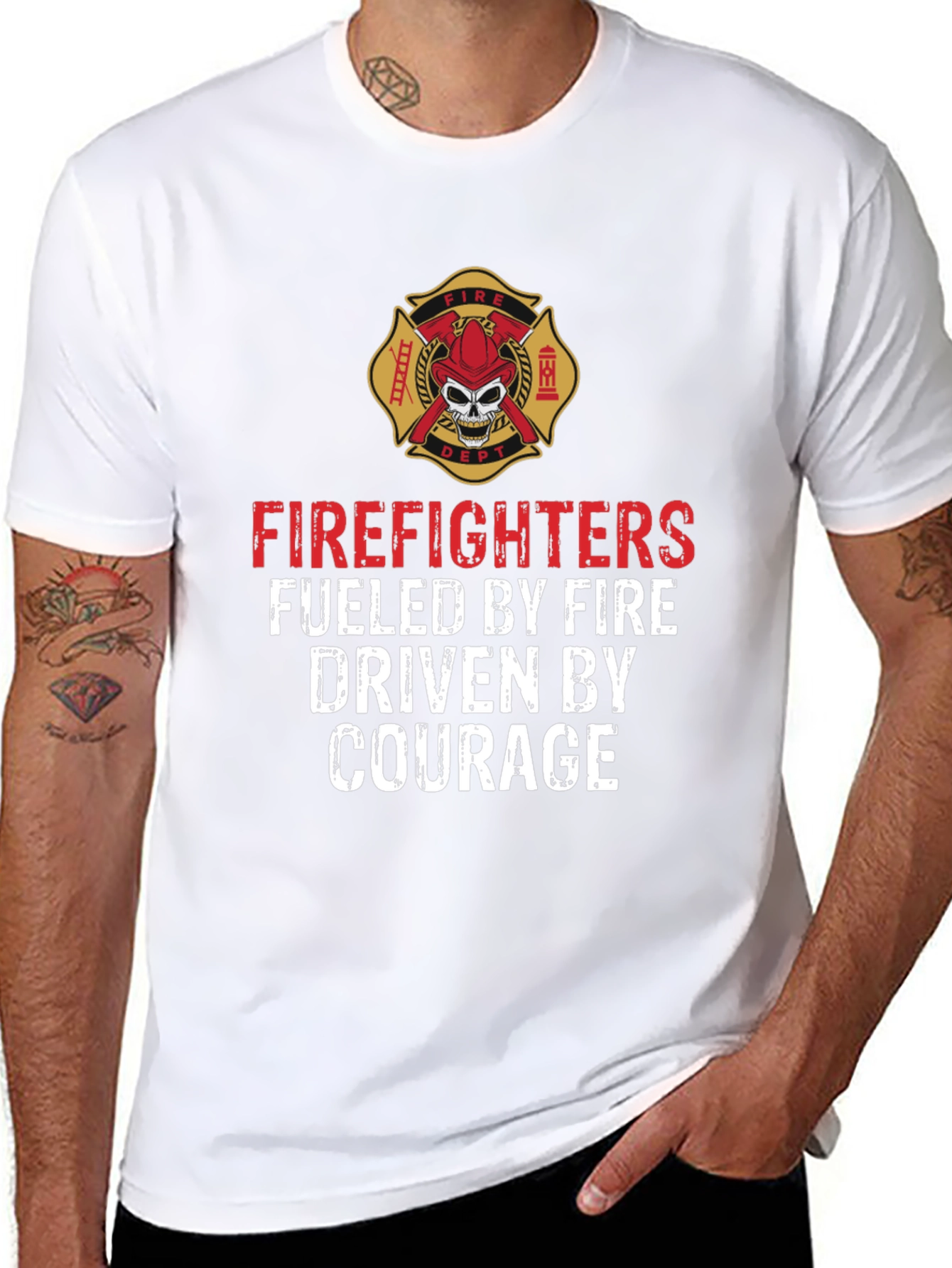 Firefighter Fueled By Fire T-Shirt