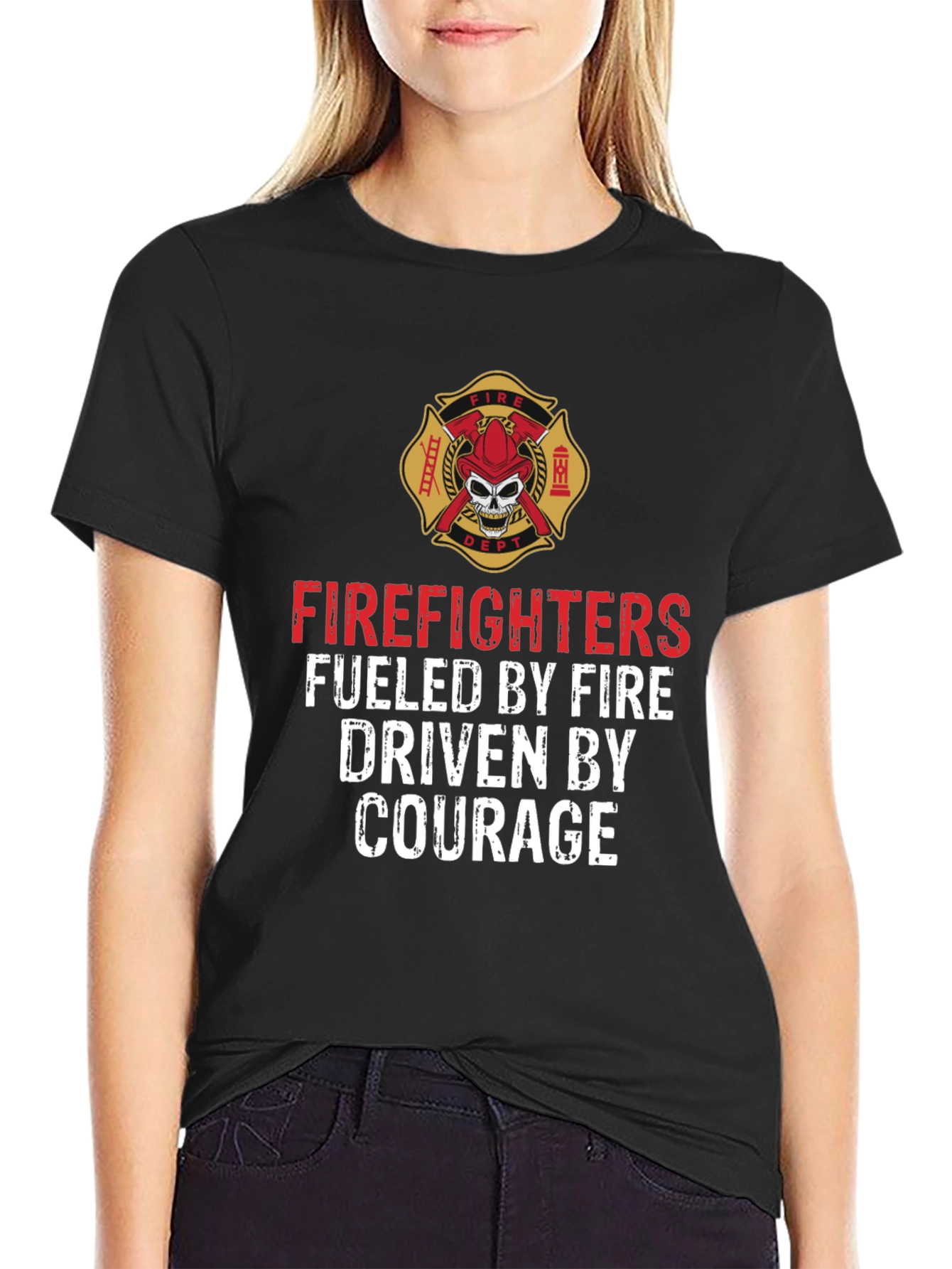 Firefighter Fueled By Fire T-Shirt