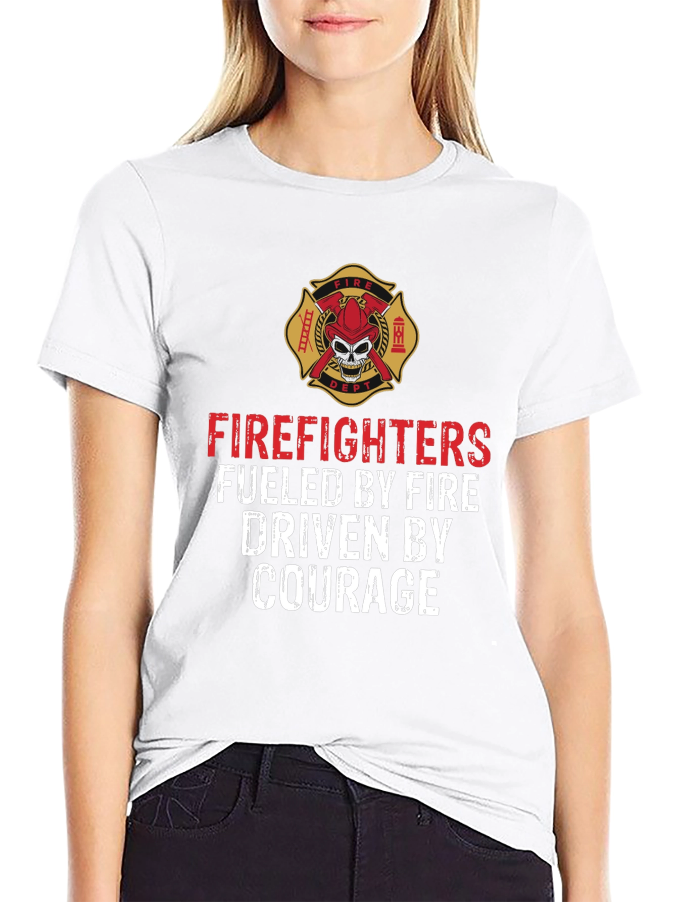 Firefighter Fueled By Fire T-Shirt