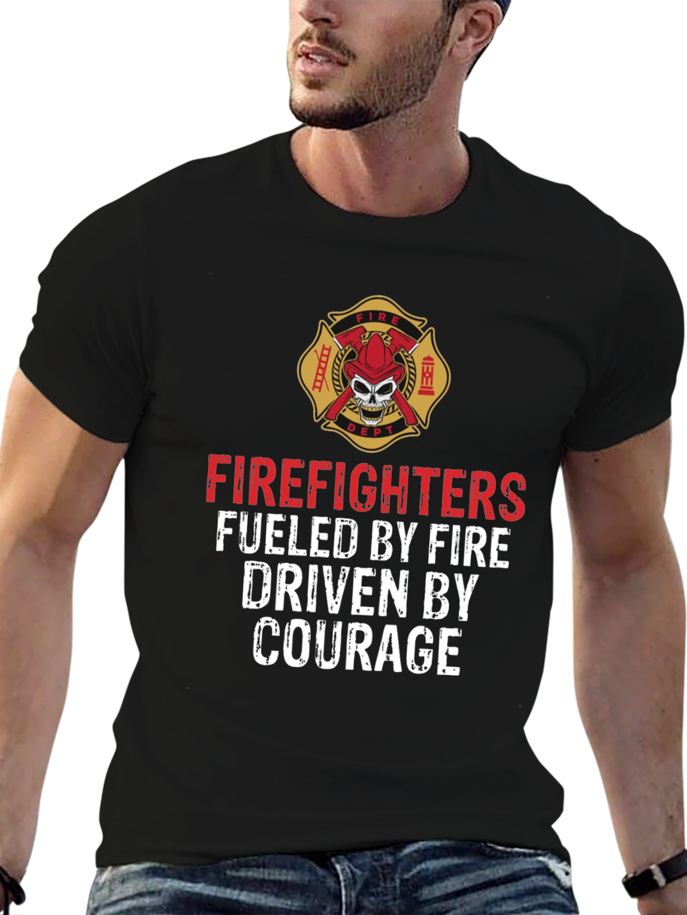 Firefighter Fueled By Fire T-Shirt