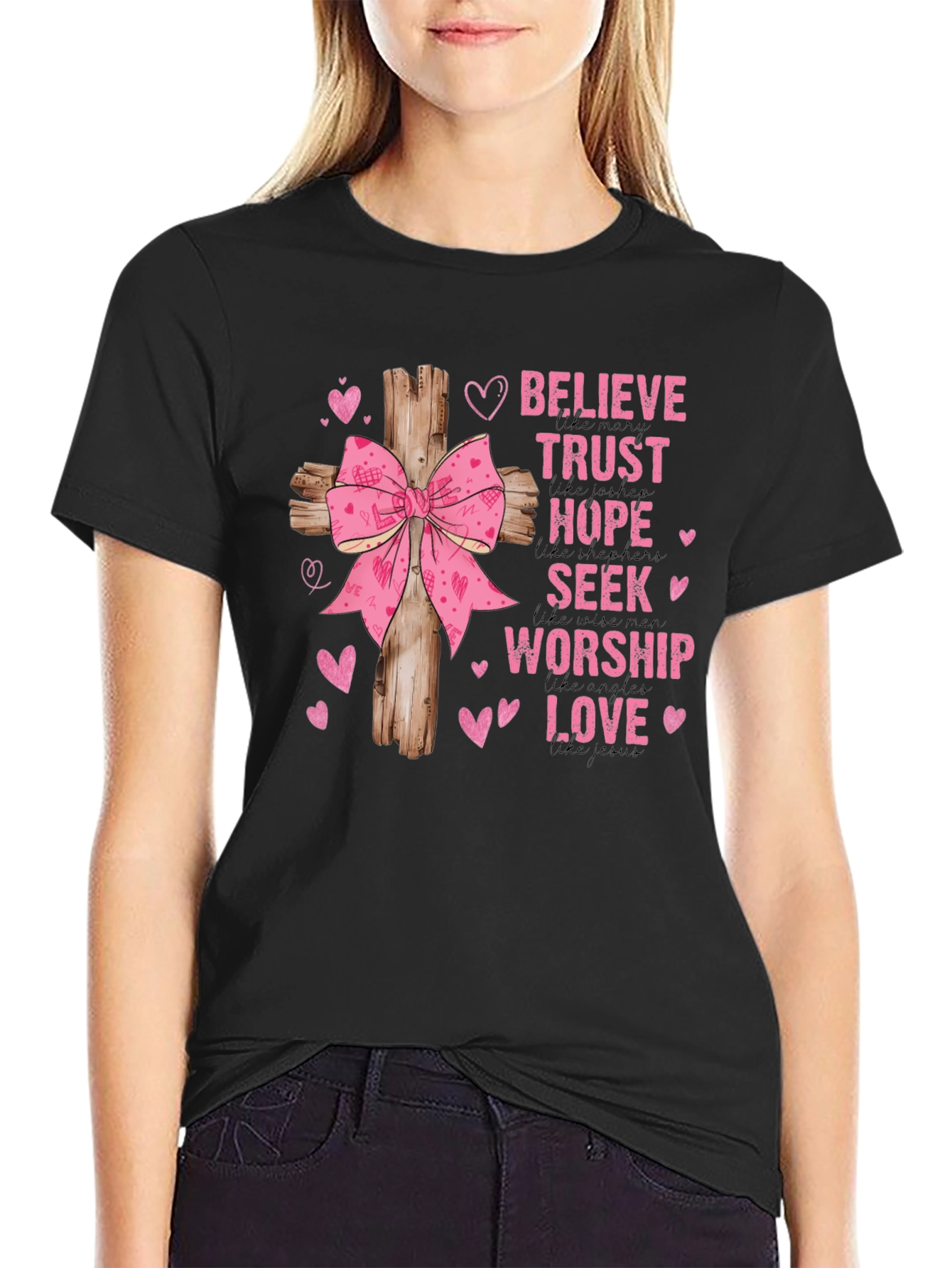 Believe Trust Hope Graphic T-Shirt