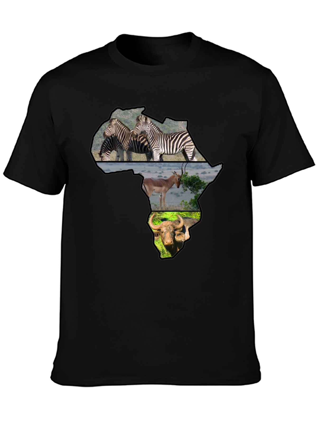 African Animals Graphic T-Shirt