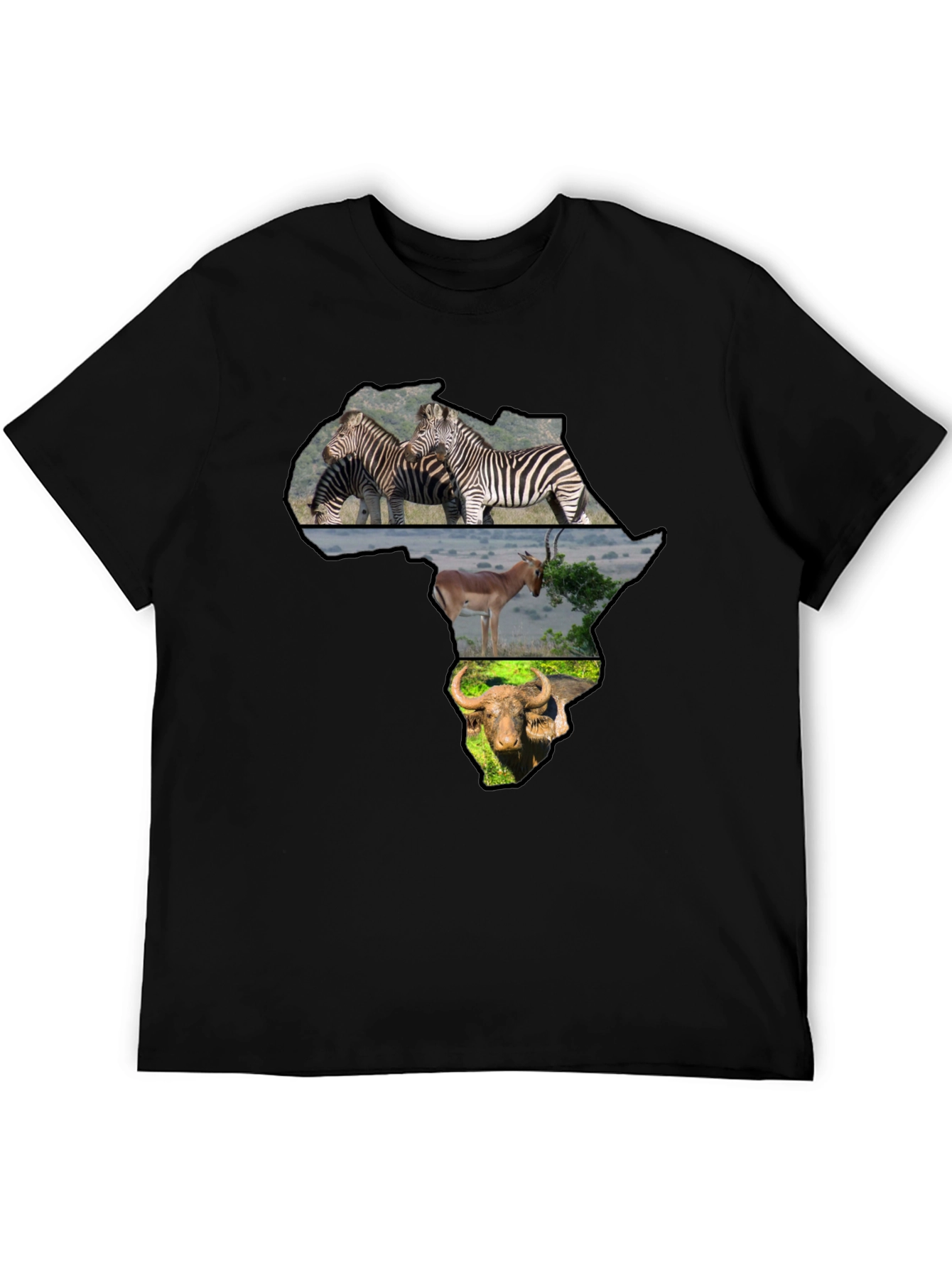 African Animals Graphic T-Shirt