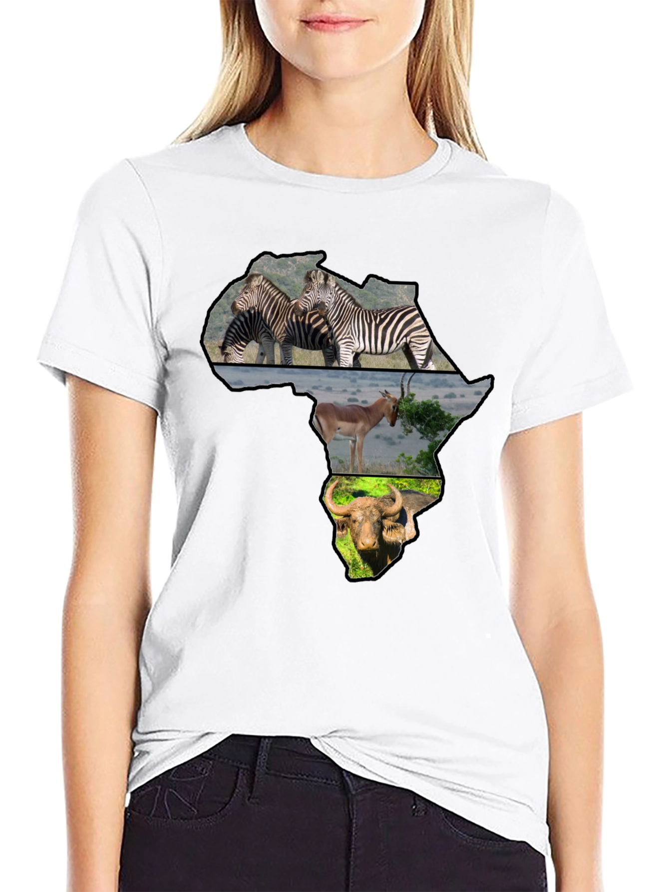African Animals Graphic T-Shirt