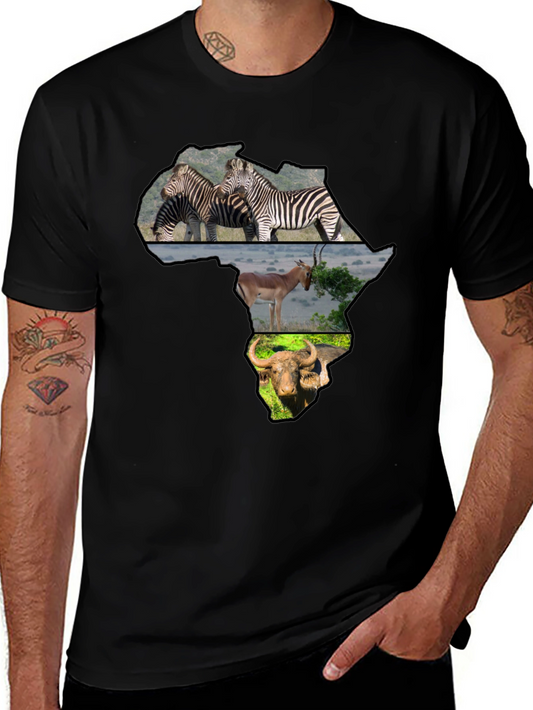 African Animals Graphic T-Shirt