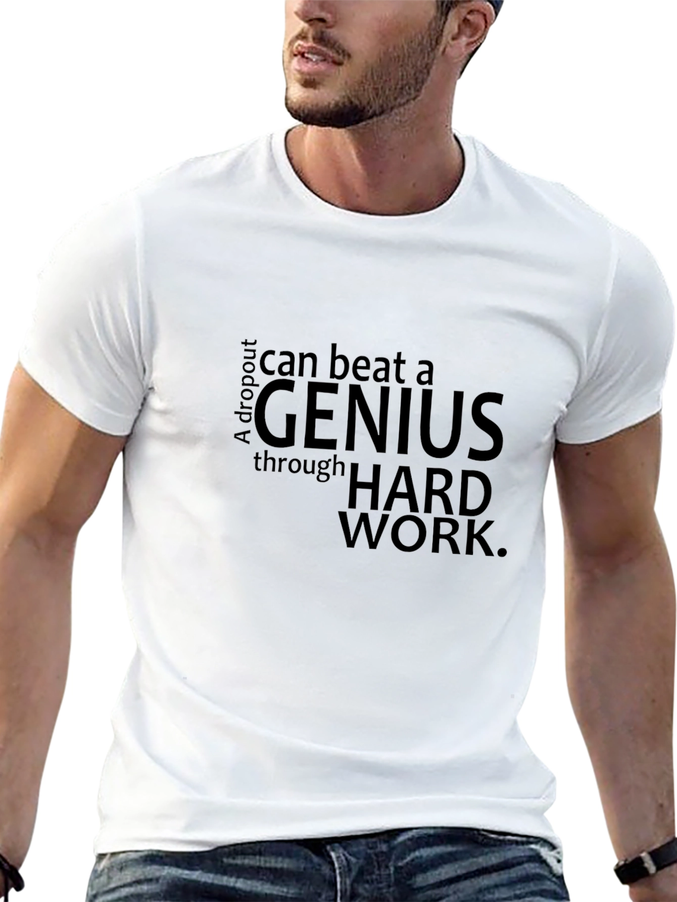 A Dropout Can Beat a Genius T-Shirt