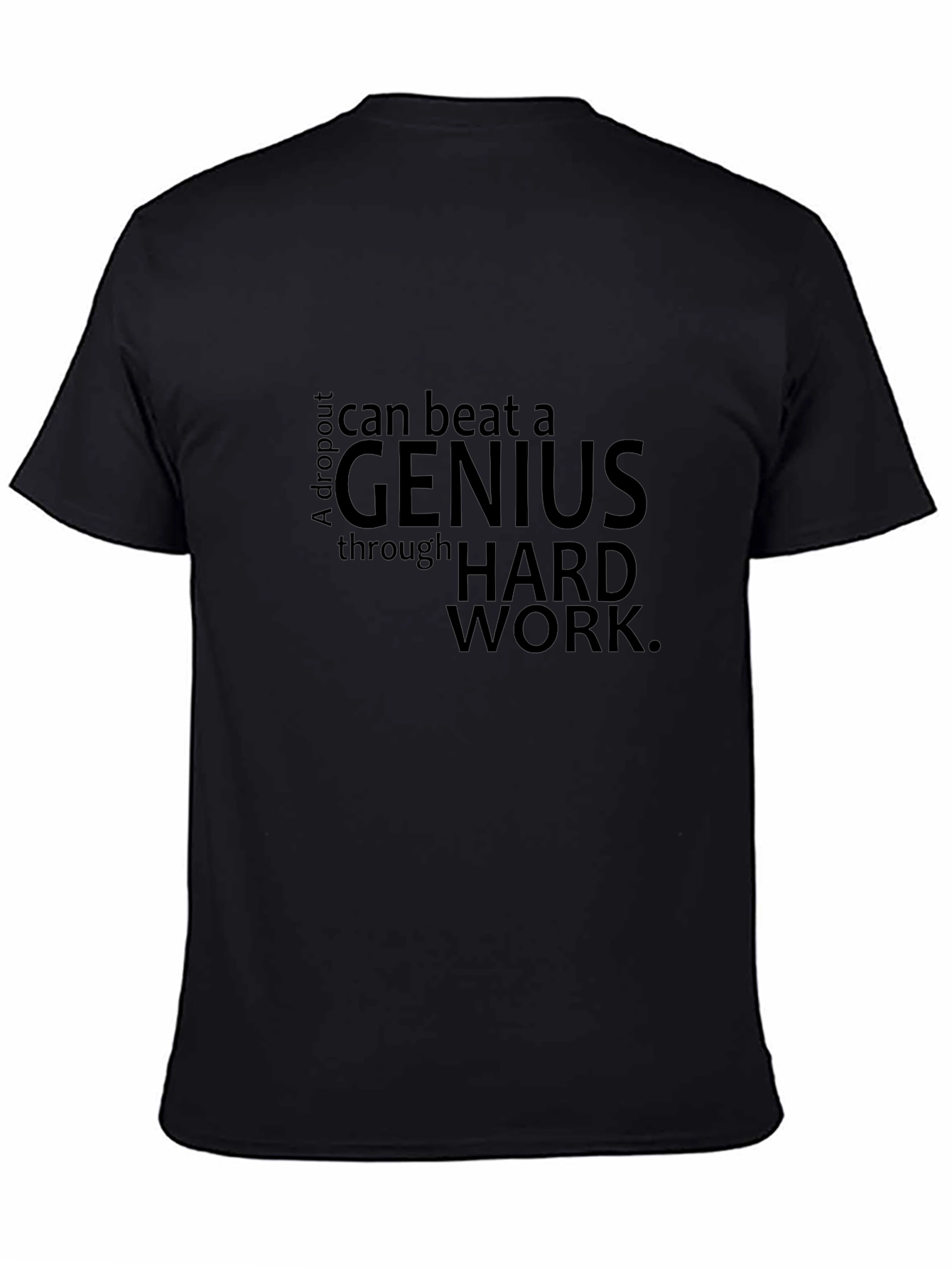 A Dropout Can Beat a Genius T-Shirt