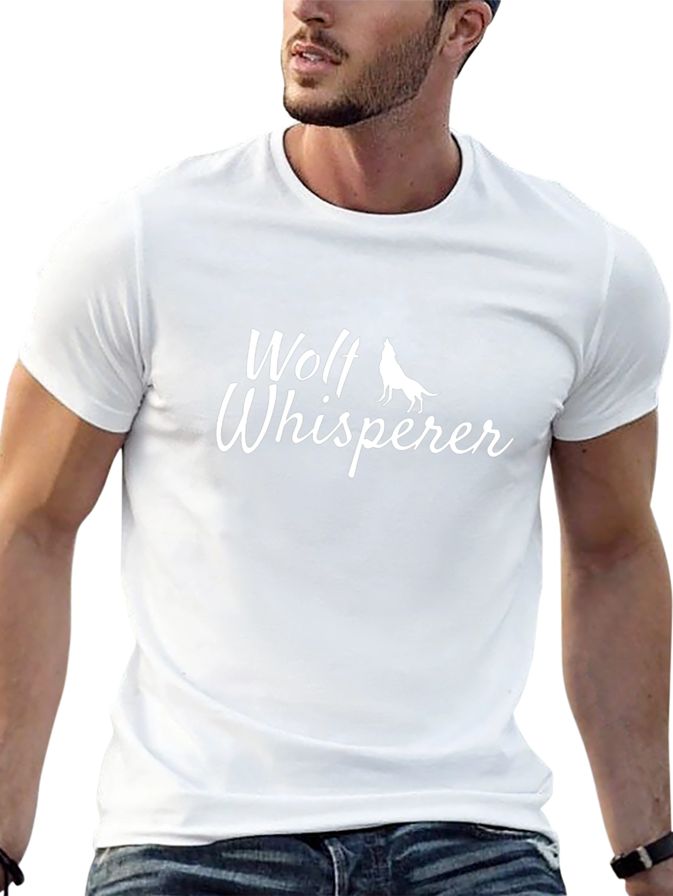 Wolf Whisperer Graphic Tee - Stylish Unisex T-Shirt