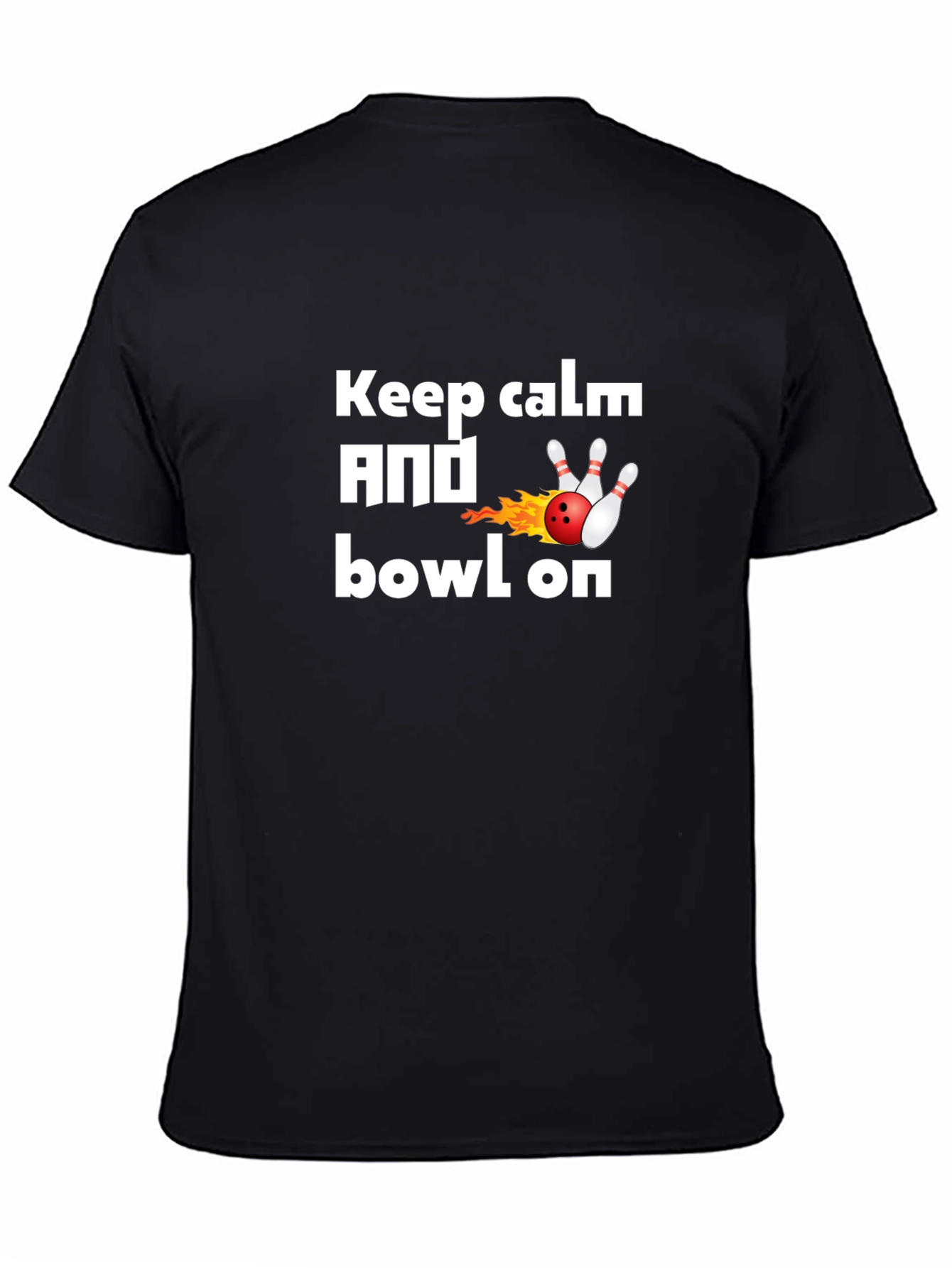 Keep Calm and Bowl On T-Shirt