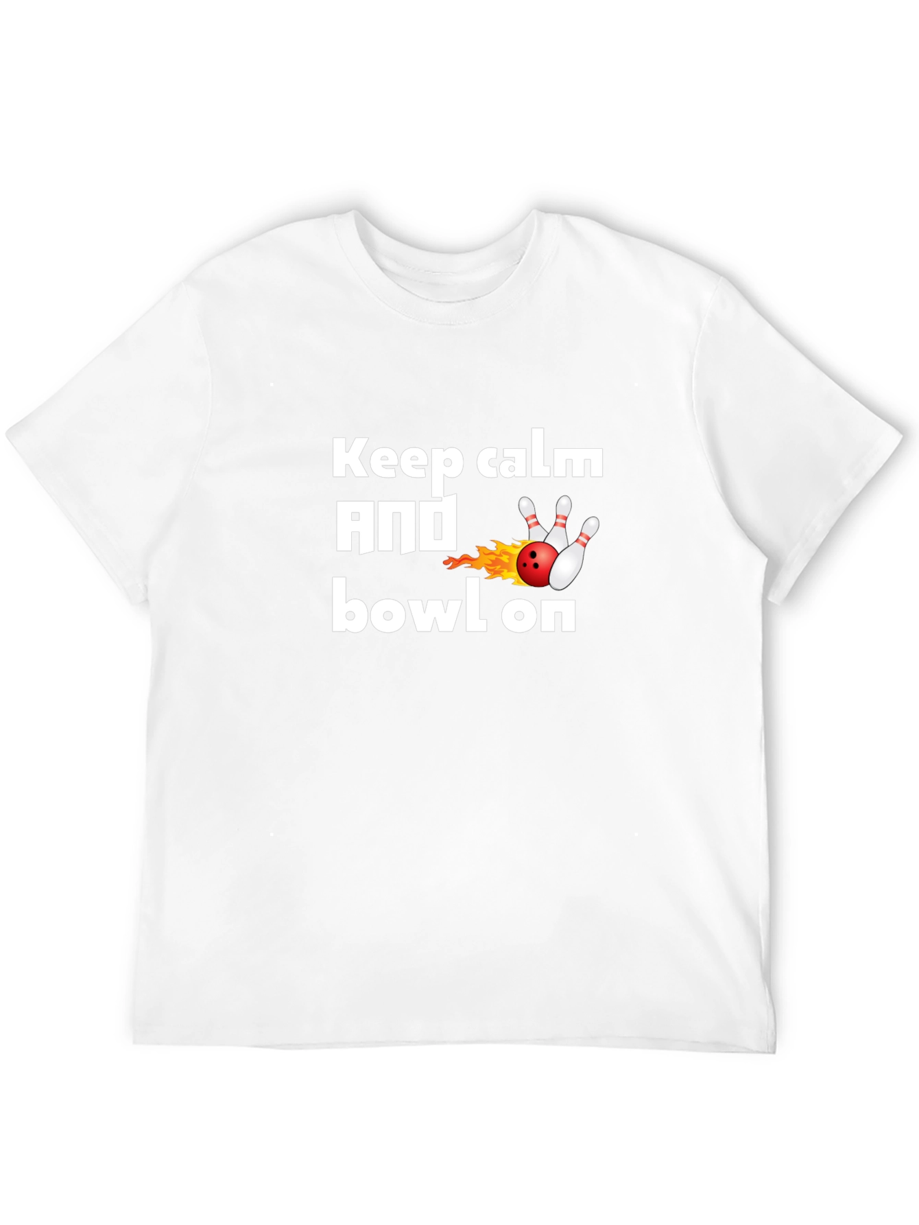 Keep Calm and Bowl On T-Shirt