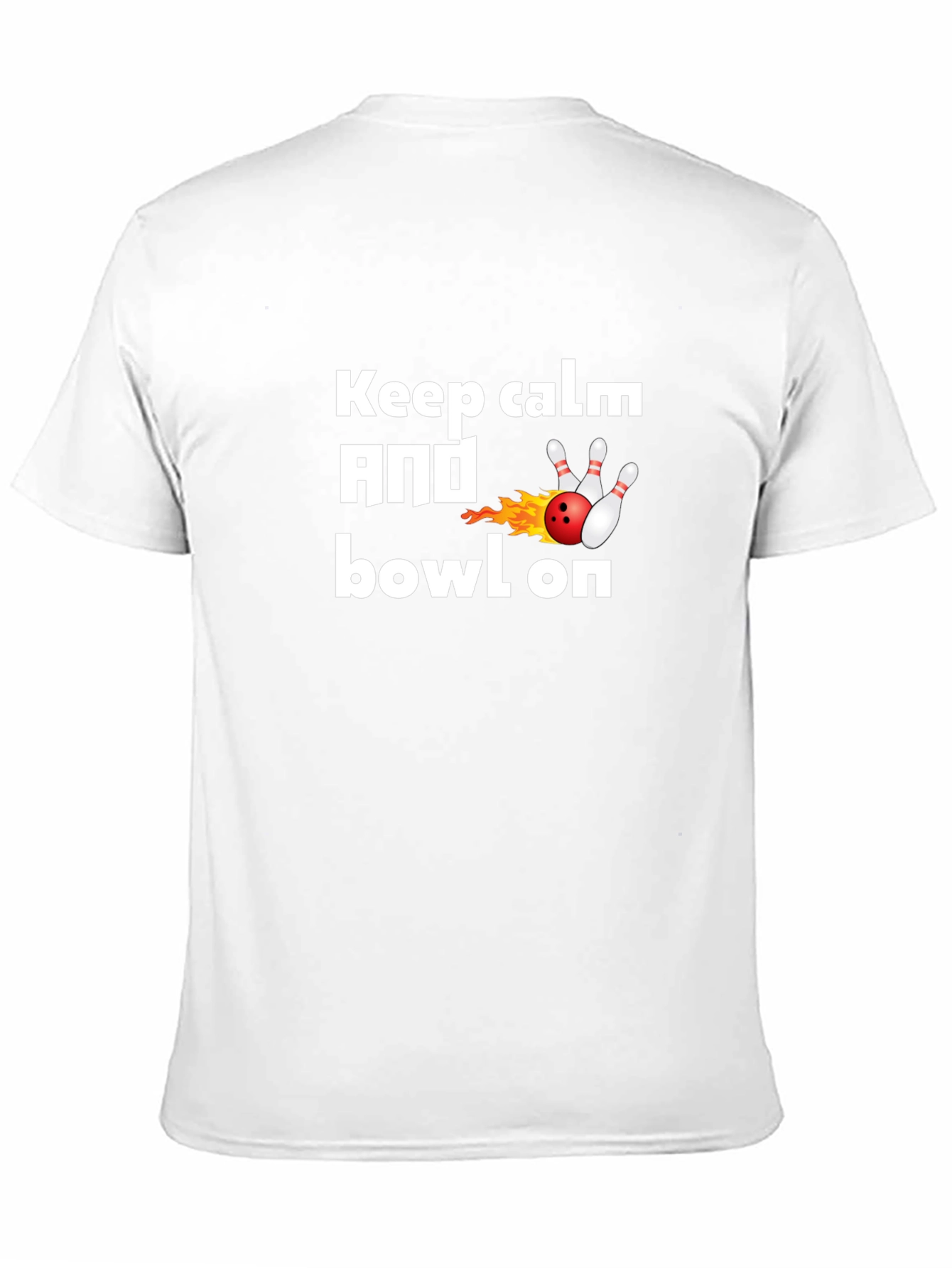 Keep Calm and Bowl On T-Shirt