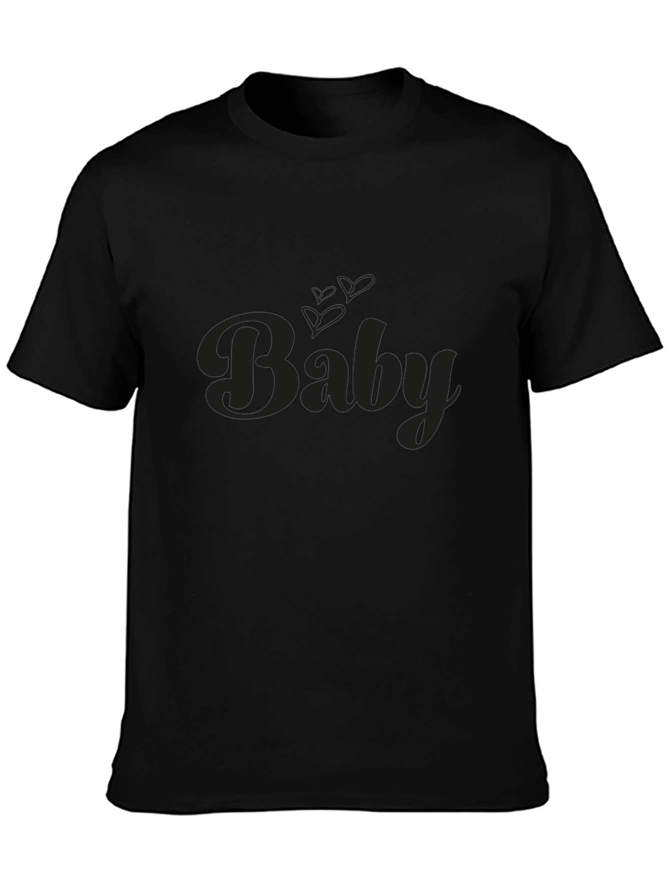 Baby Graphic Black T-Shirt - Stylish & Comfortable