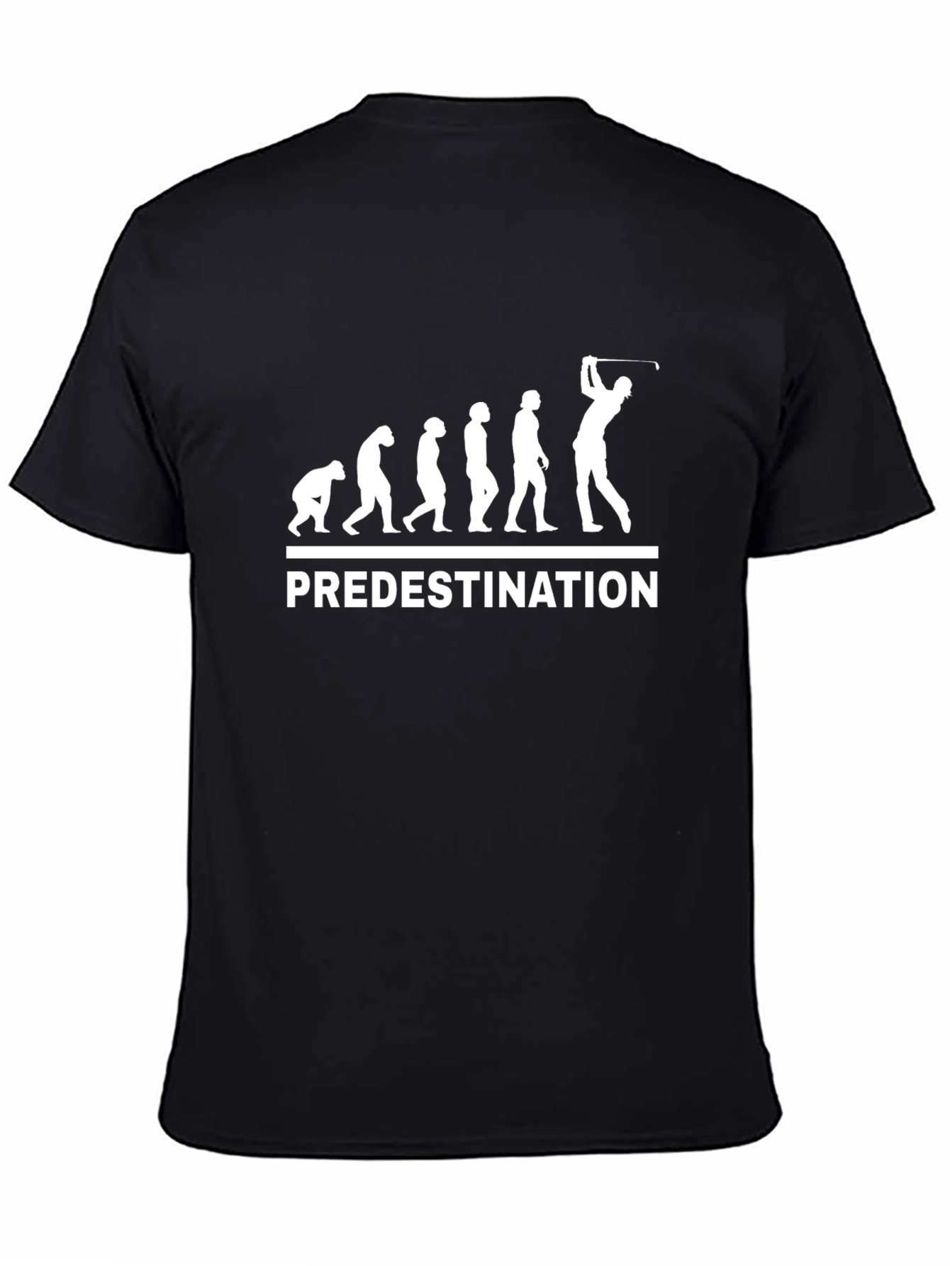Predestination Golf Evolution Black T-Shirt