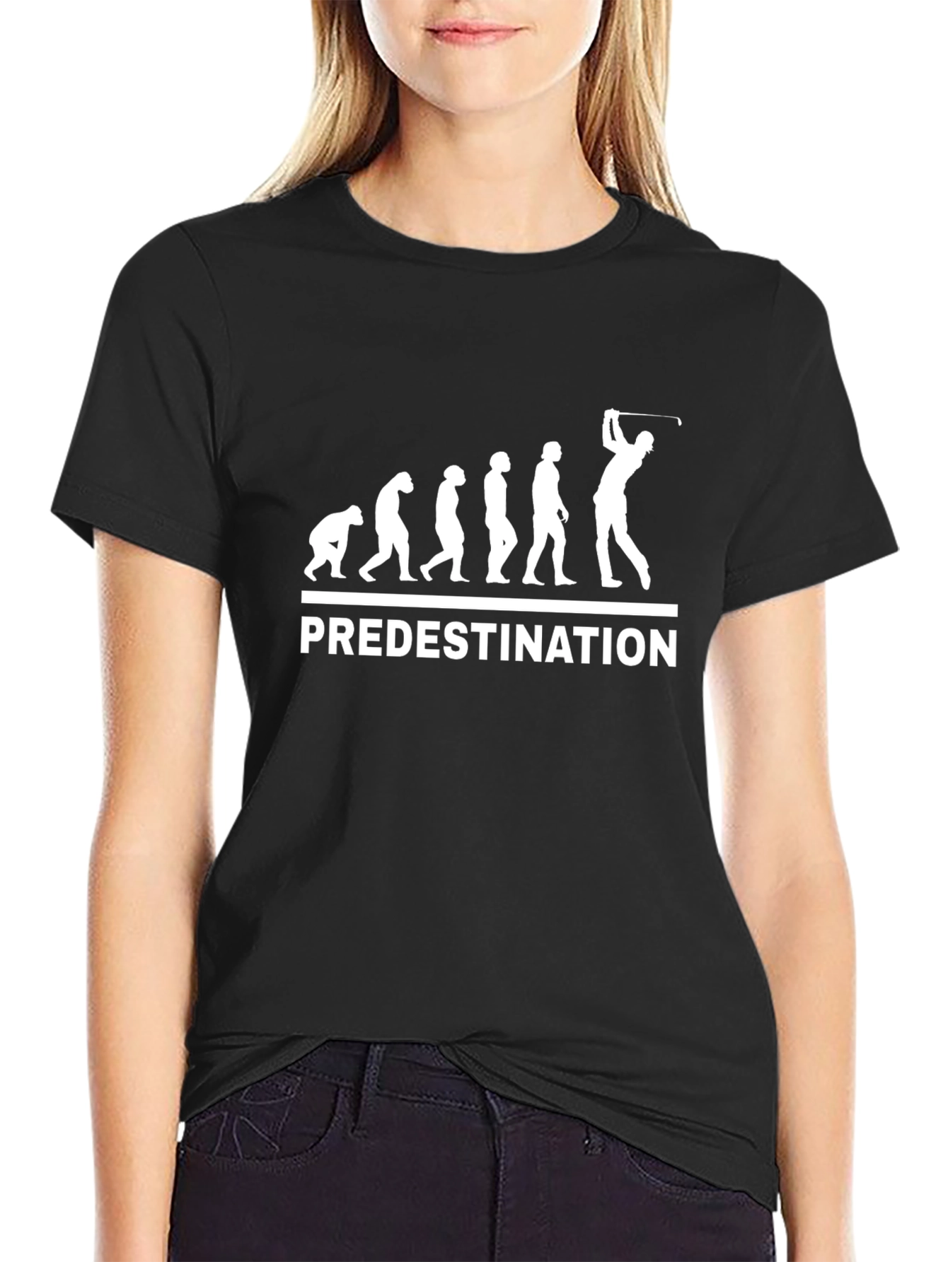 Predestination Golf Evolution Black T-Shirt