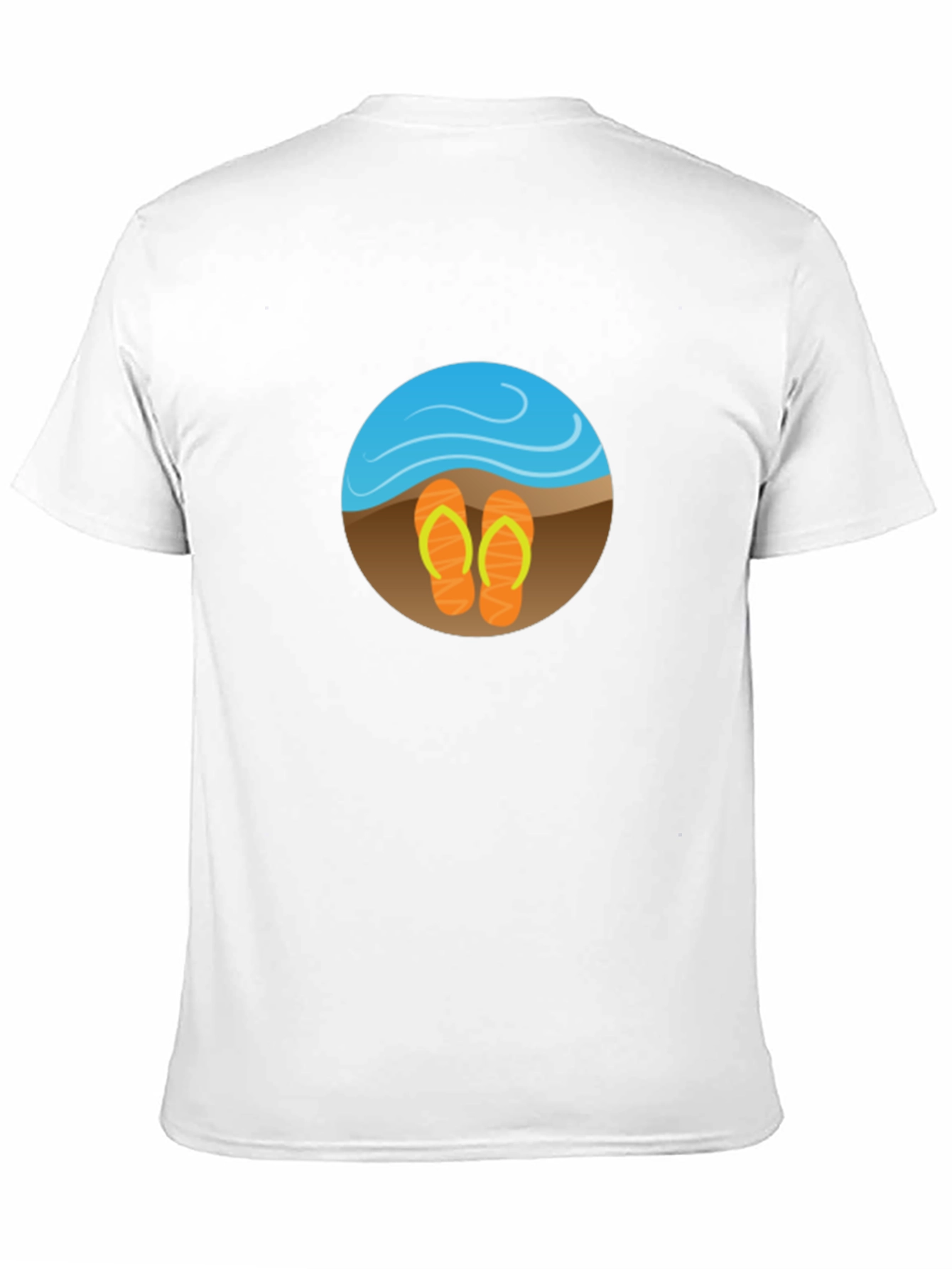 Beach Vibes Graphic Tee - Mens Black T-Shirt