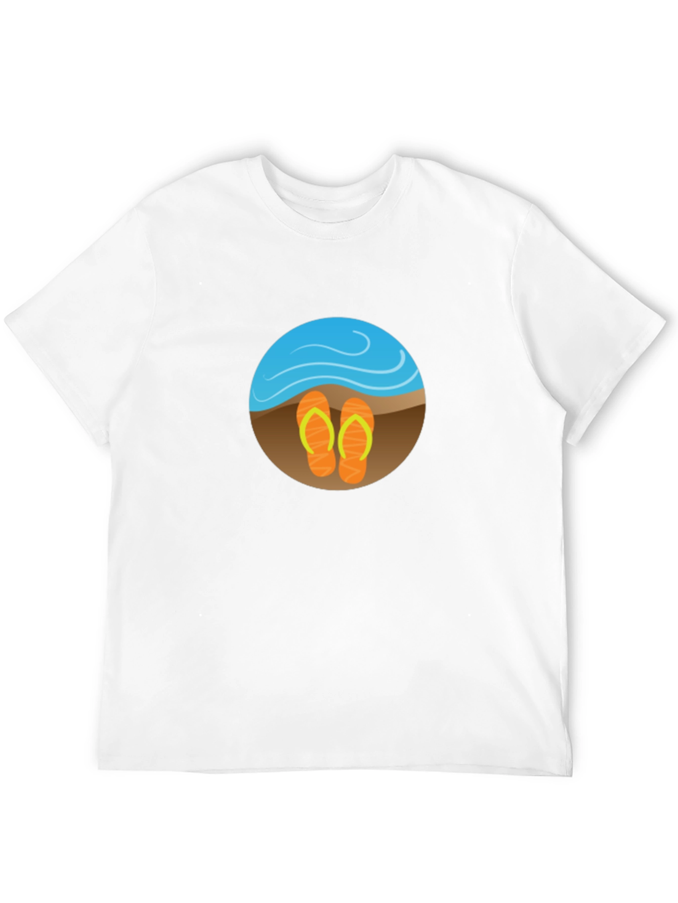 Beach Vibes Graphic Tee - Mens Black T-Shirt