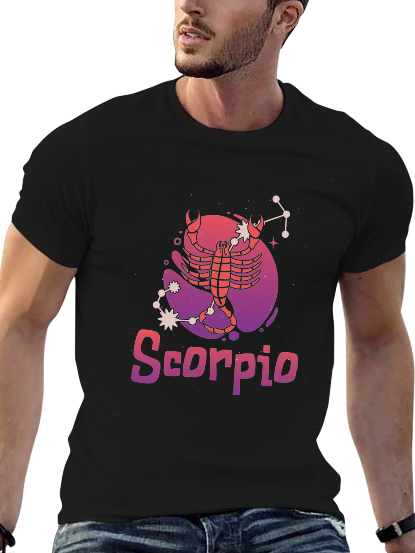 Scorpio Zodiac Black T-Shirt