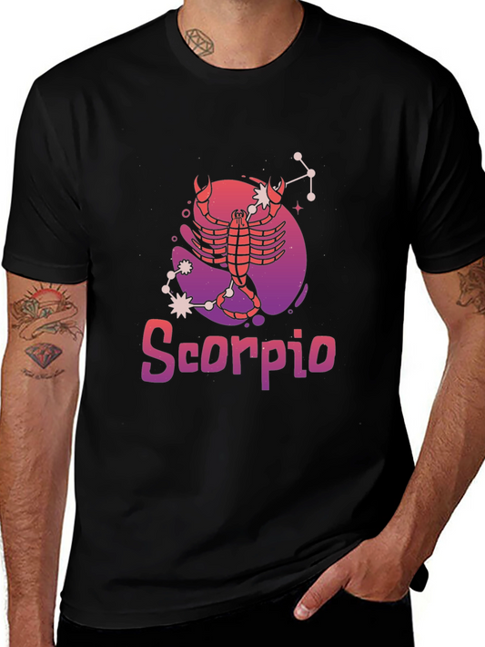 Scorpio Zodiac Black T-Shirt