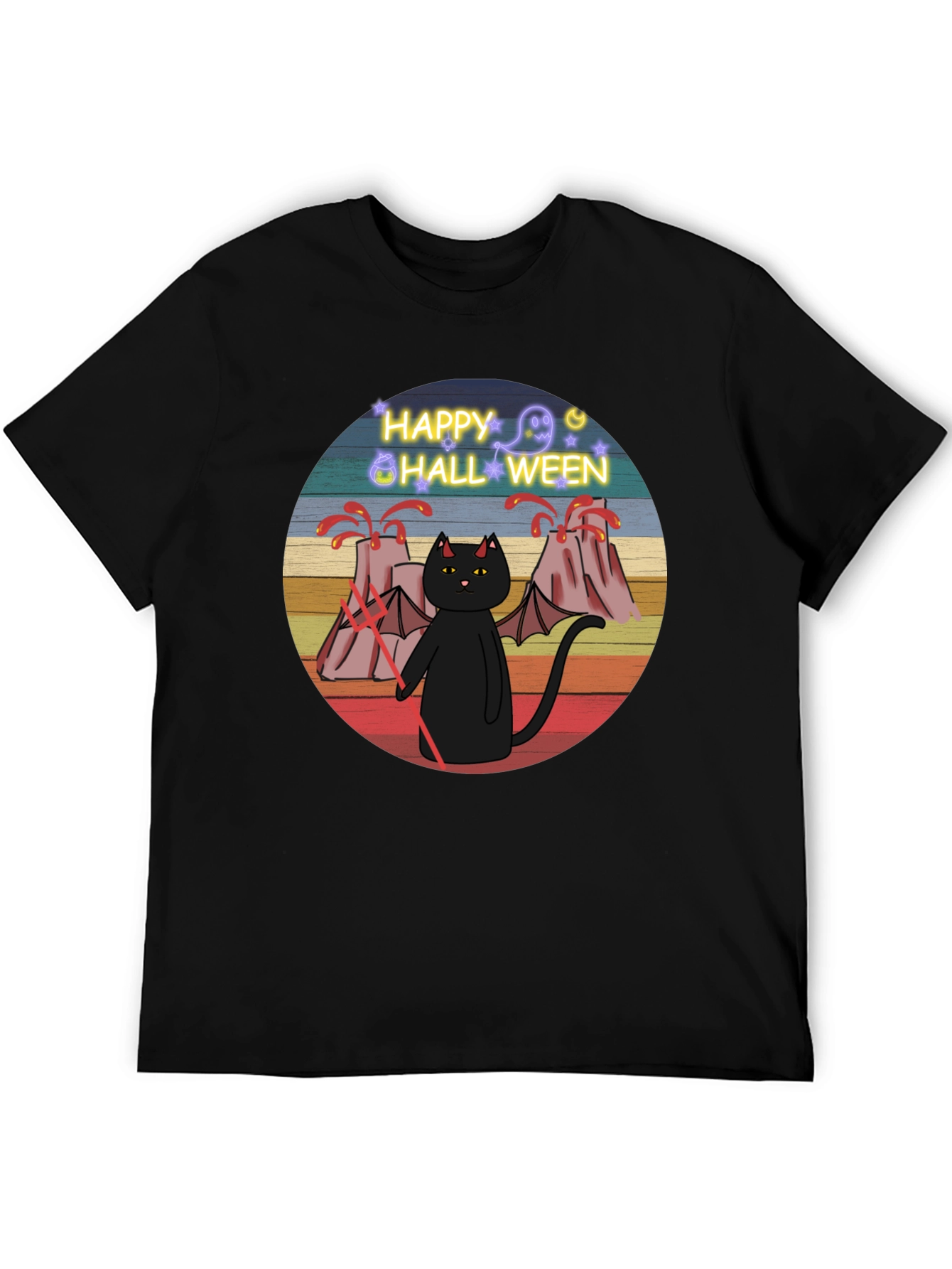Happy Halloween Cat T-Shirt