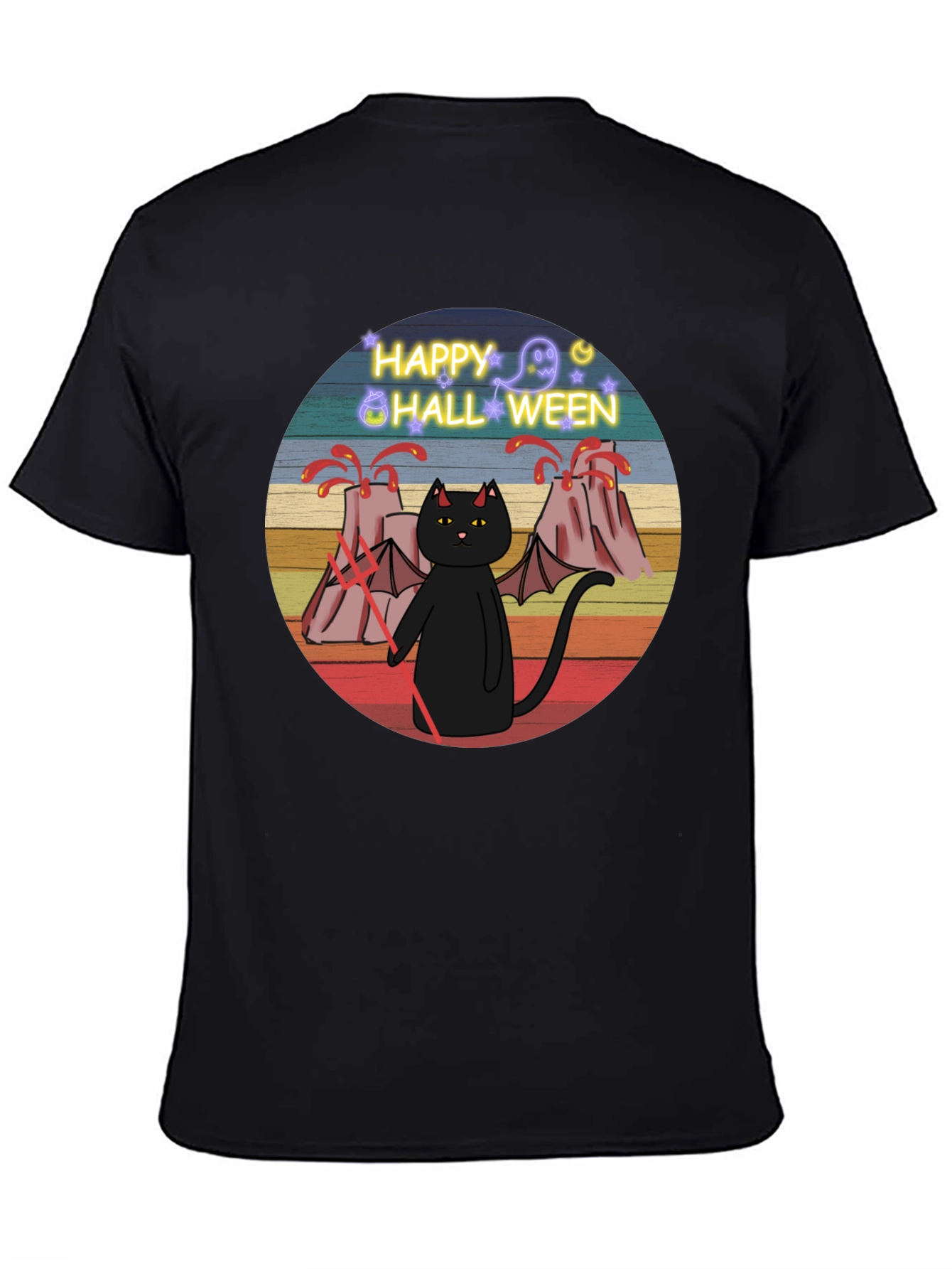 Happy Halloween Cat T-Shirt