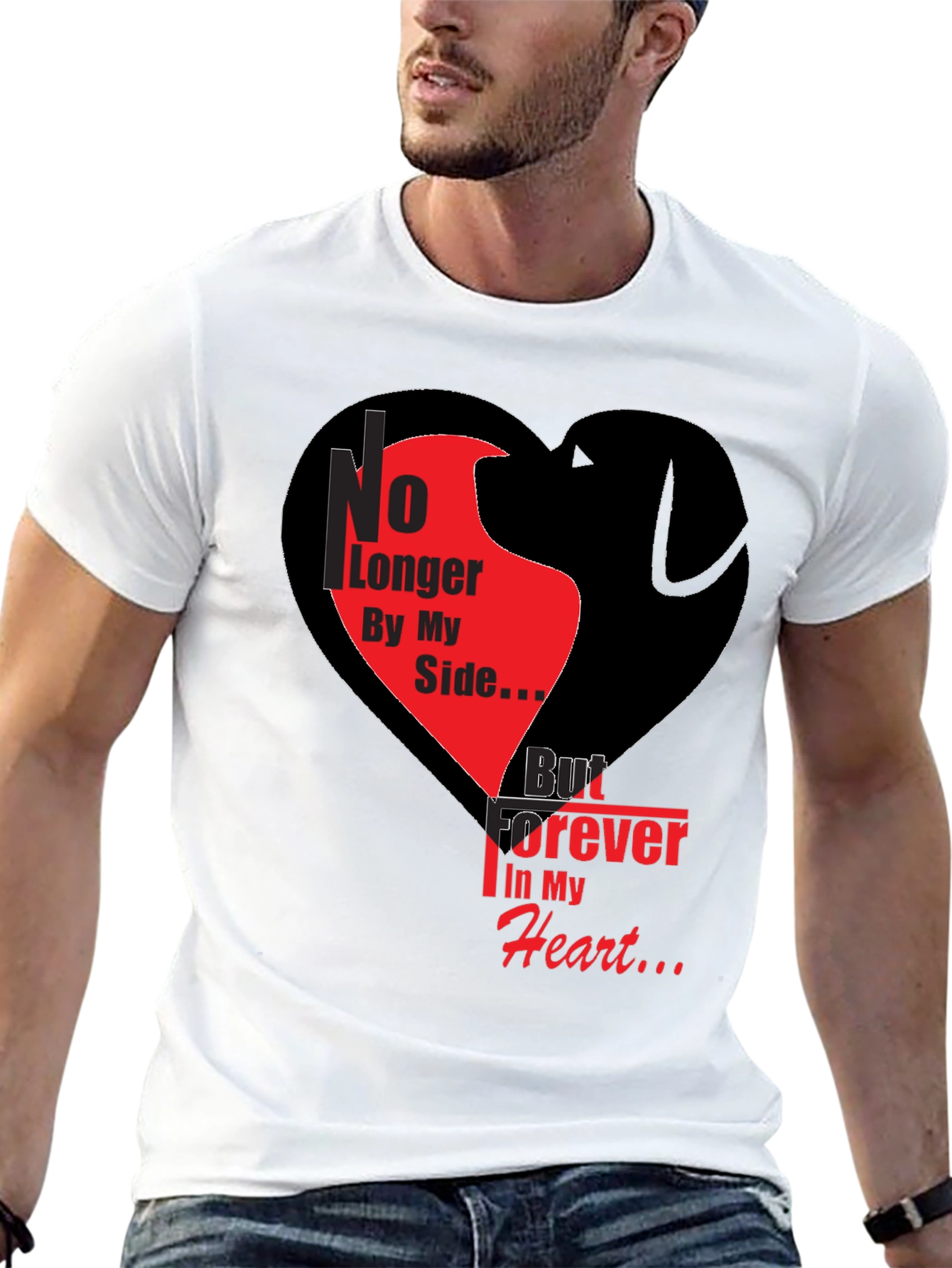 Dog Memorial T-Shirt: Forever in My Heart