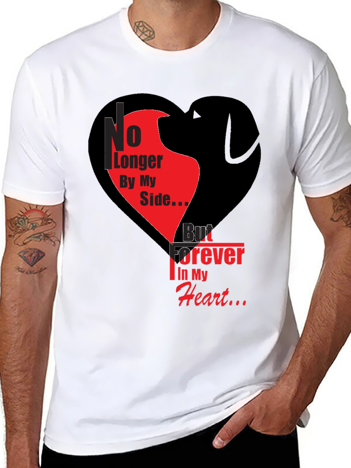Dog Memorial T-Shirt: Forever in My Heart