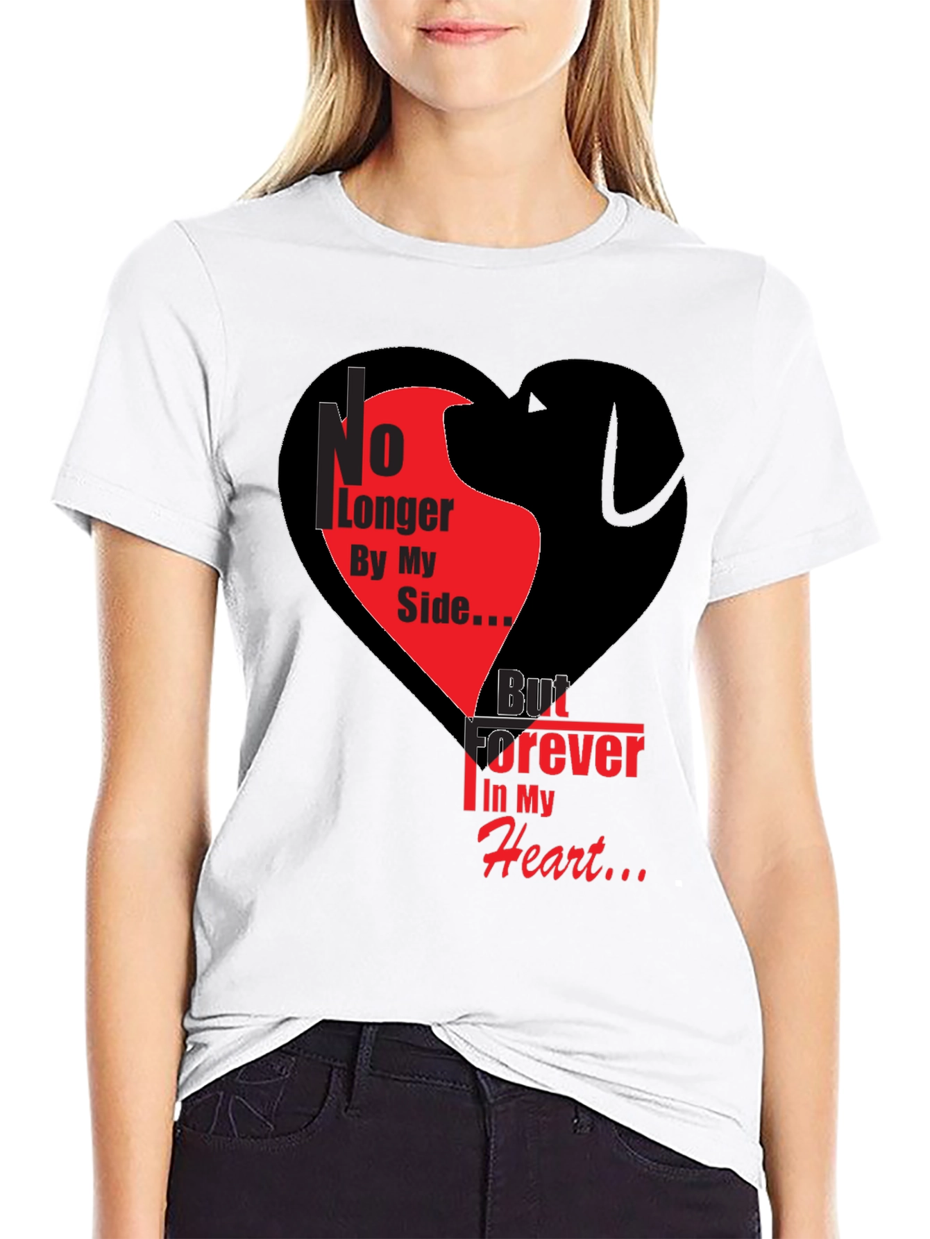 Dog Memorial T-Shirt: Forever in My Heart