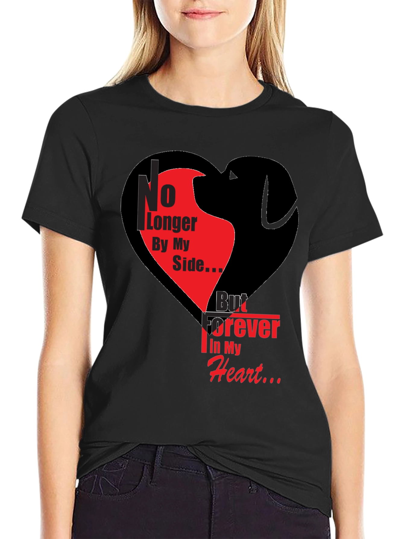 Dog Memorial T-Shirt: Forever in My Heart