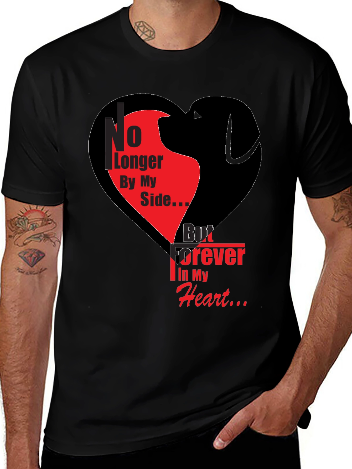 Dog Memorial T-Shirt: Forever in My Heart