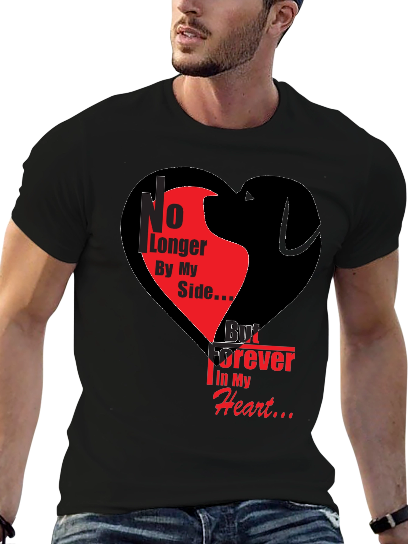 Dog Memorial T-Shirt: Forever in My Heart