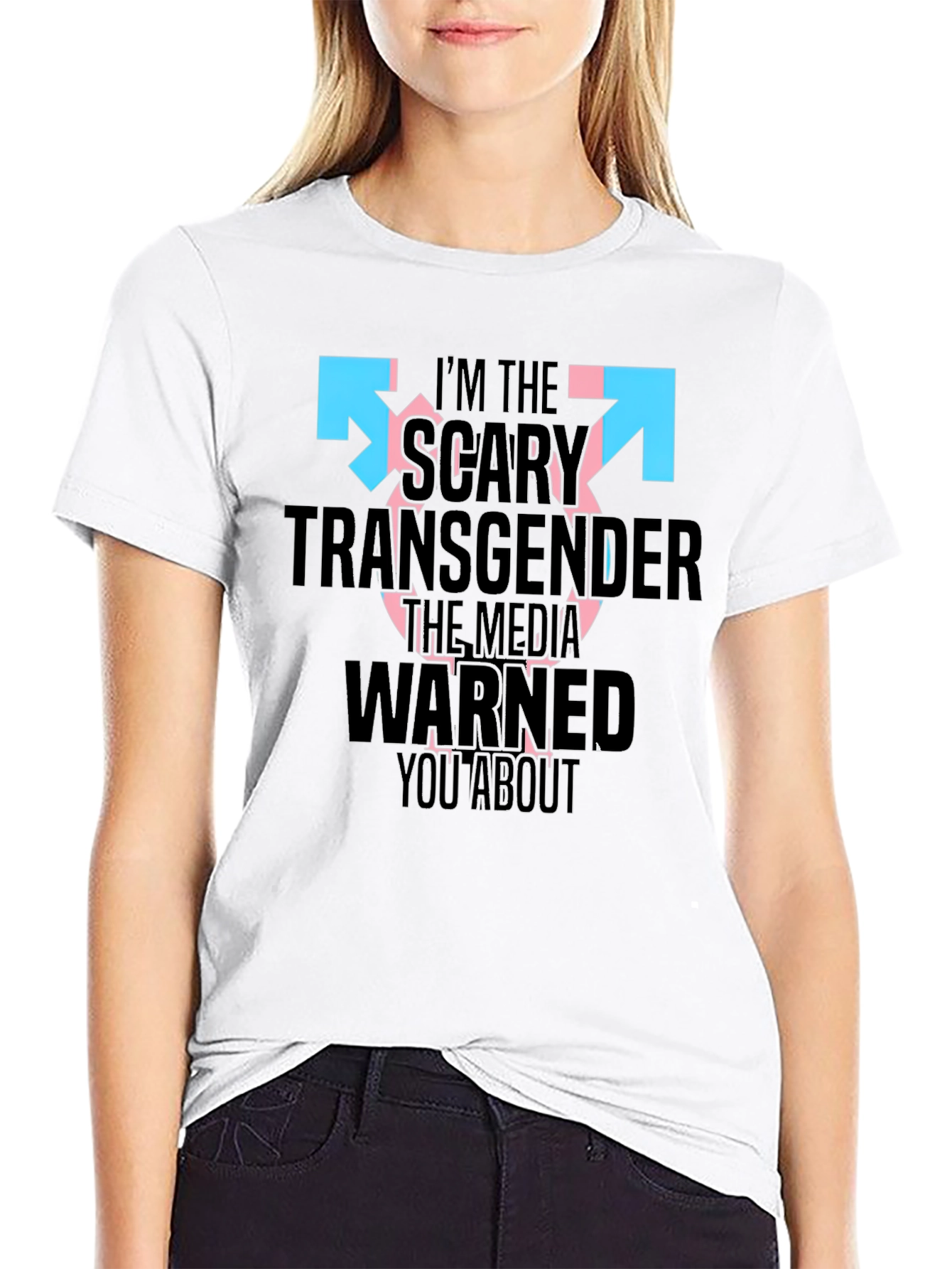 Scary Transgender Tee - Bold Statement Shirt