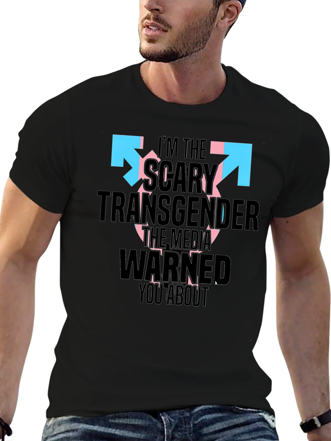 Scary Transgender Tee - Bold Statement Shirt