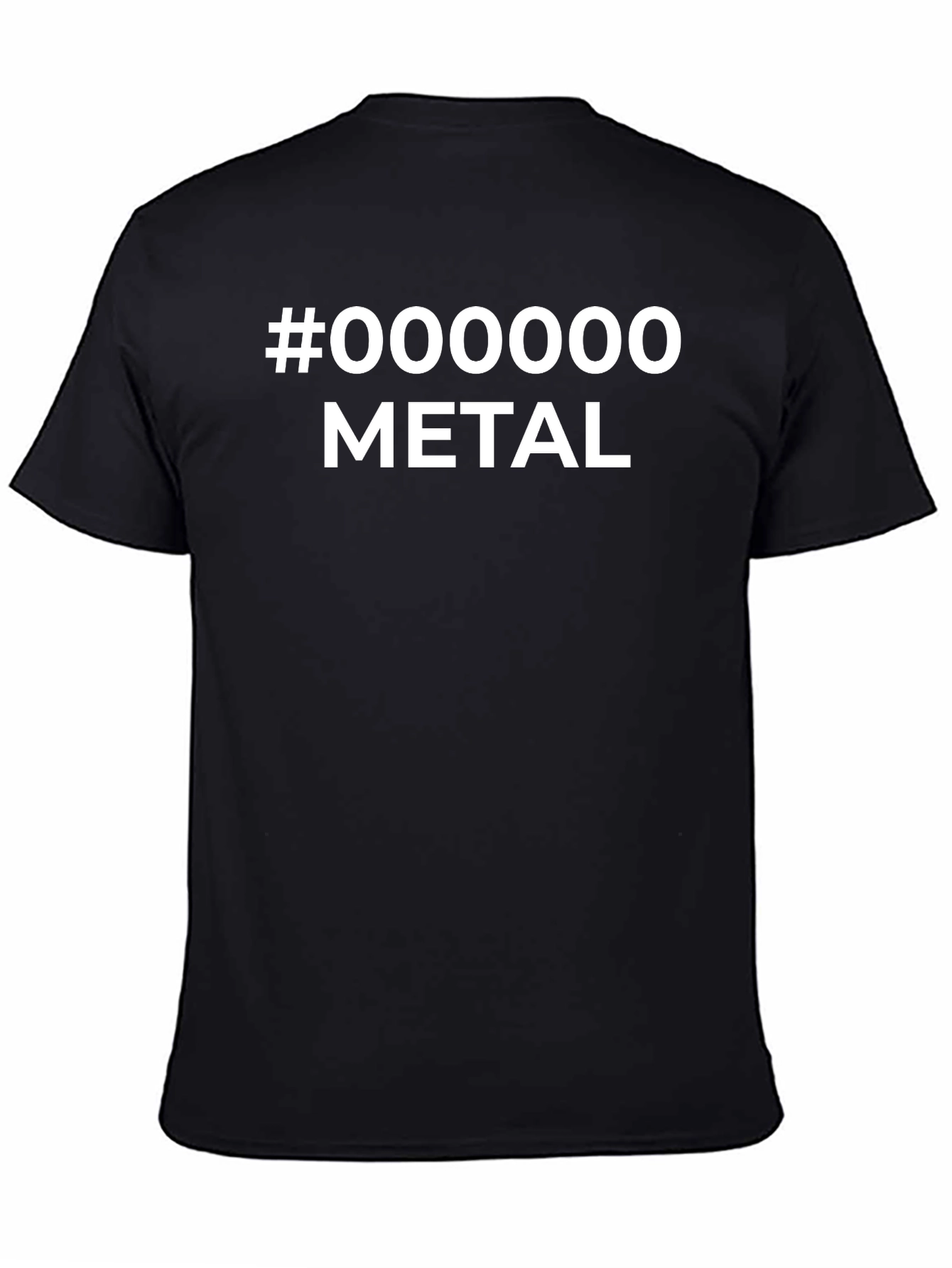 Metal Hex Code Black Graphic Tee