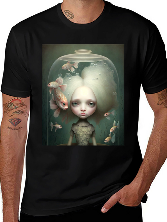 Fishbowl Art Graphic Tee