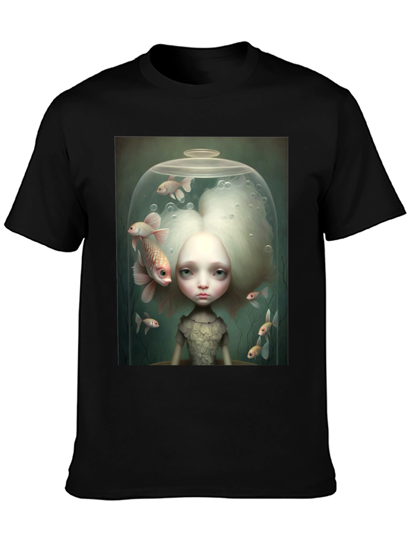 Fishbowl Art Graphic Tee