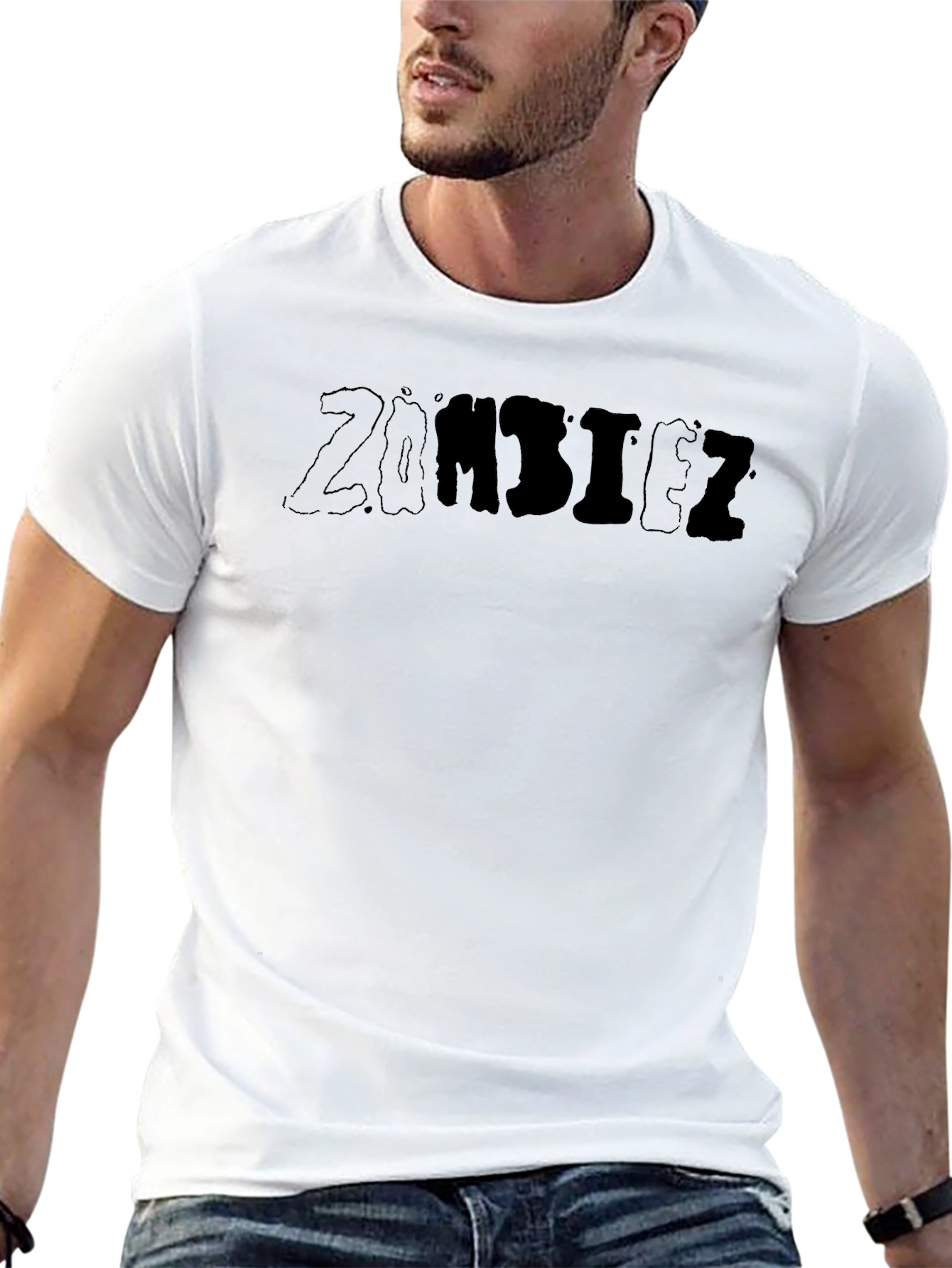 ZOMBIEZ Black Graphic Tee