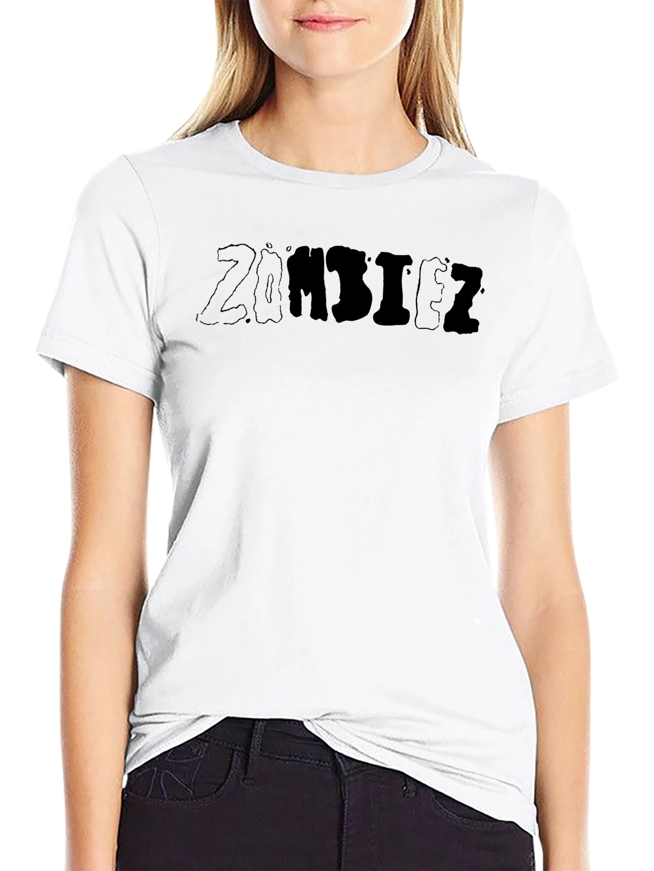 ZOMBIEZ Black Graphic Tee