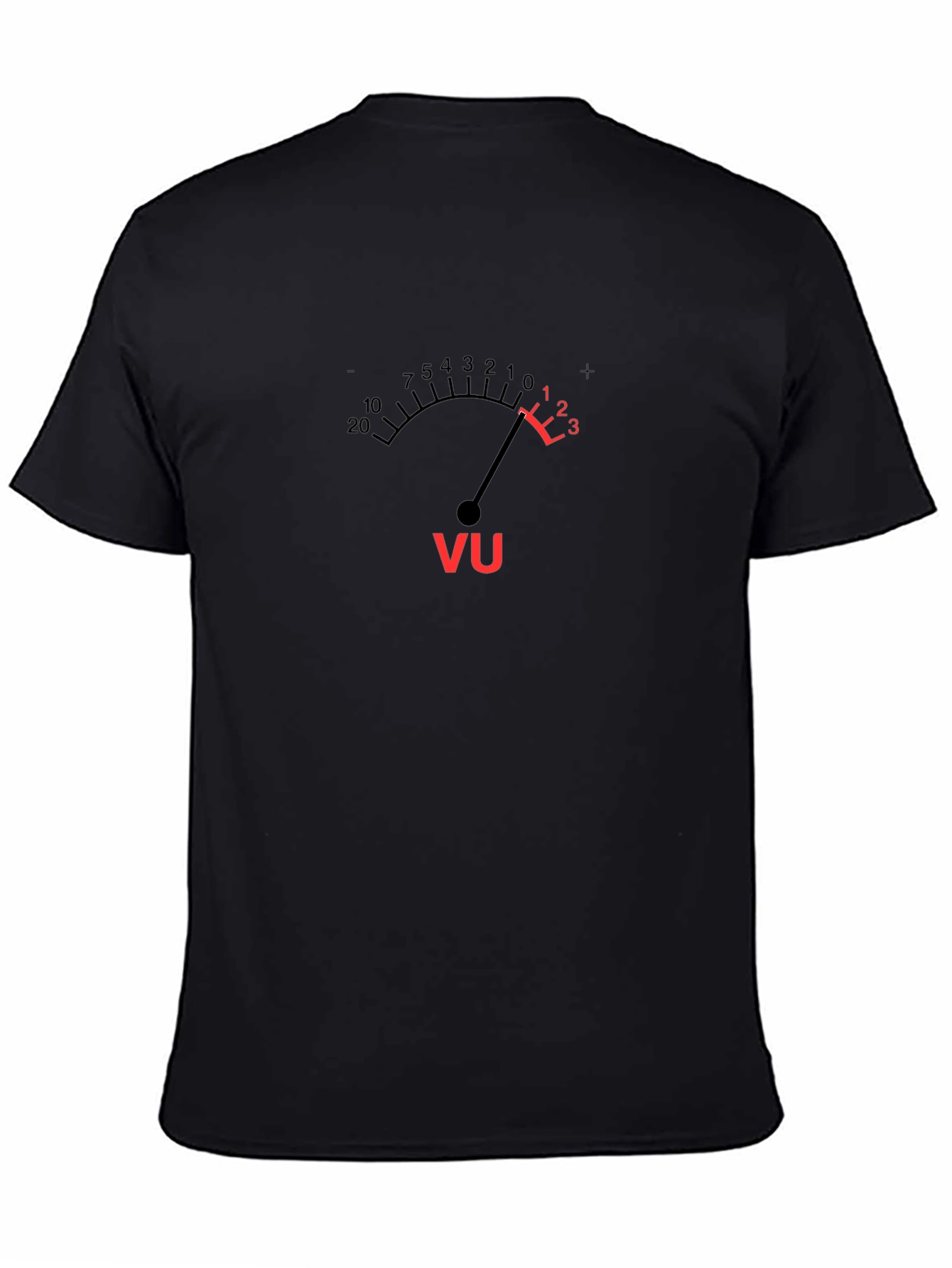 VU Meter Graphic Tee - Black T-Shirt