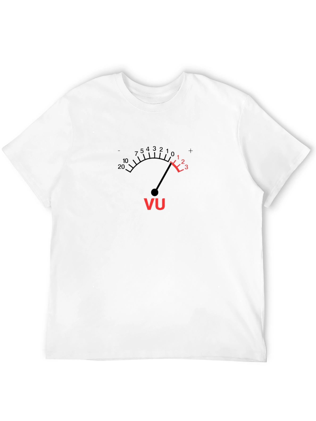 VU Meter Graphic Tee - Black T-Shirt
